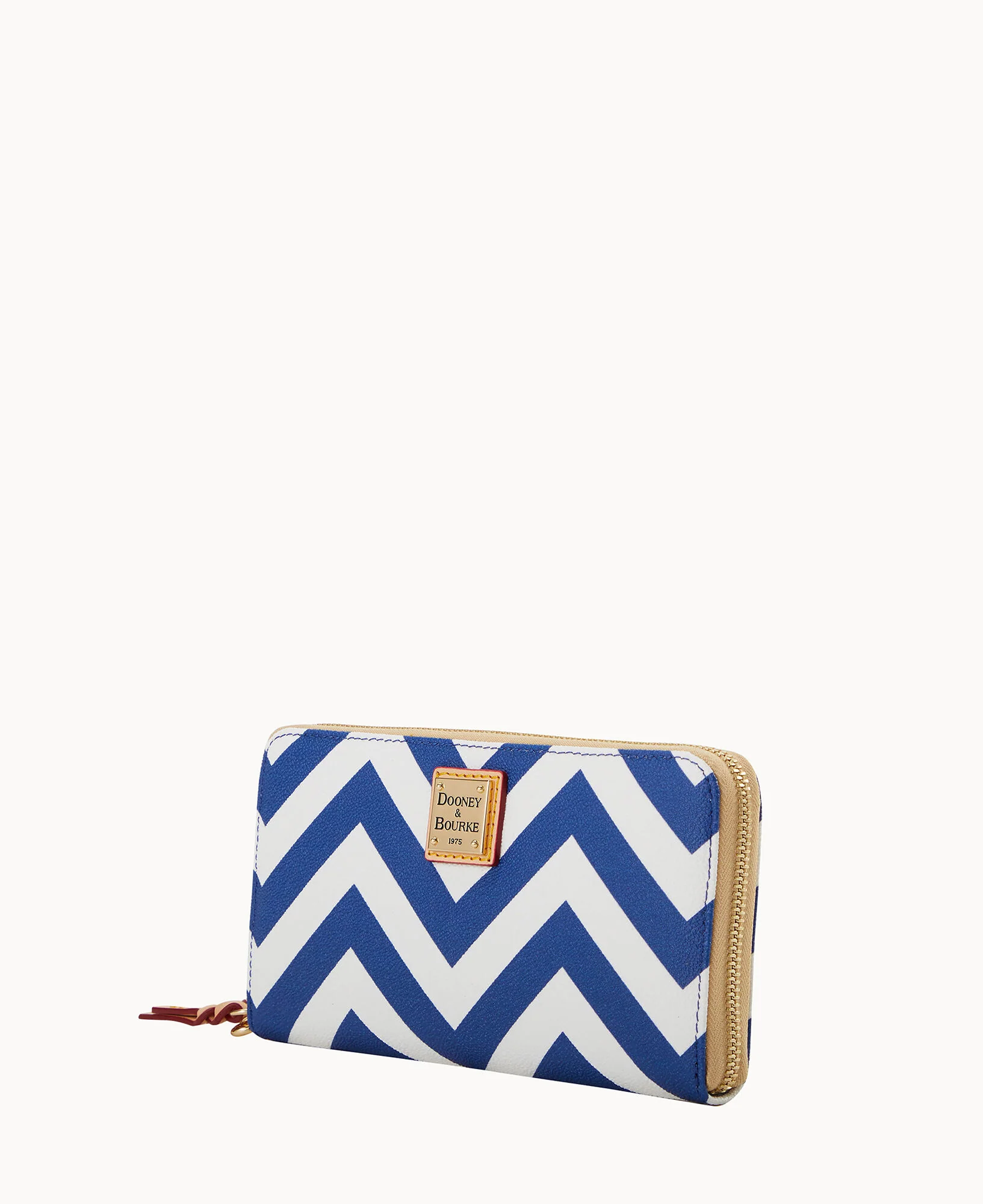 Chevron Large Zip Around Wallet - Image 11