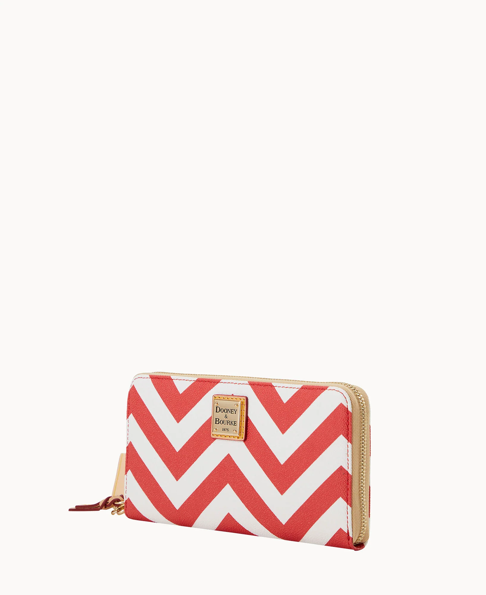 Chevron Large Zip Around Wallet - Image 14