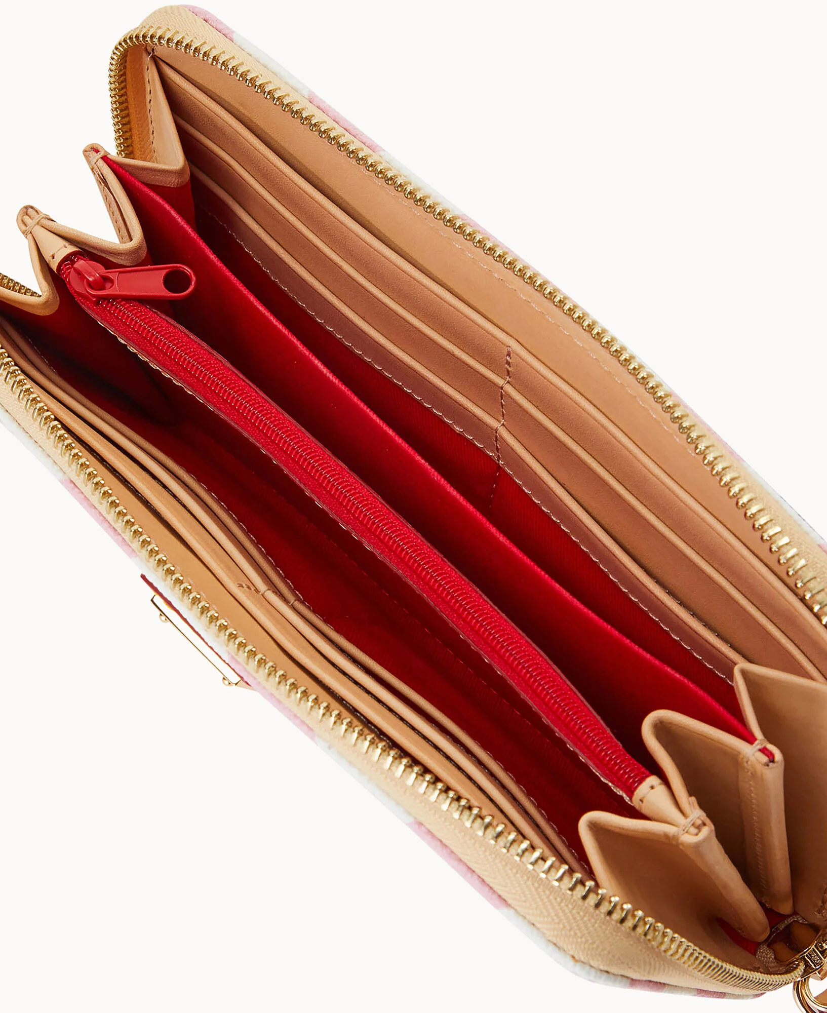 Chevron Large Zip Around Wallet - Image 6
