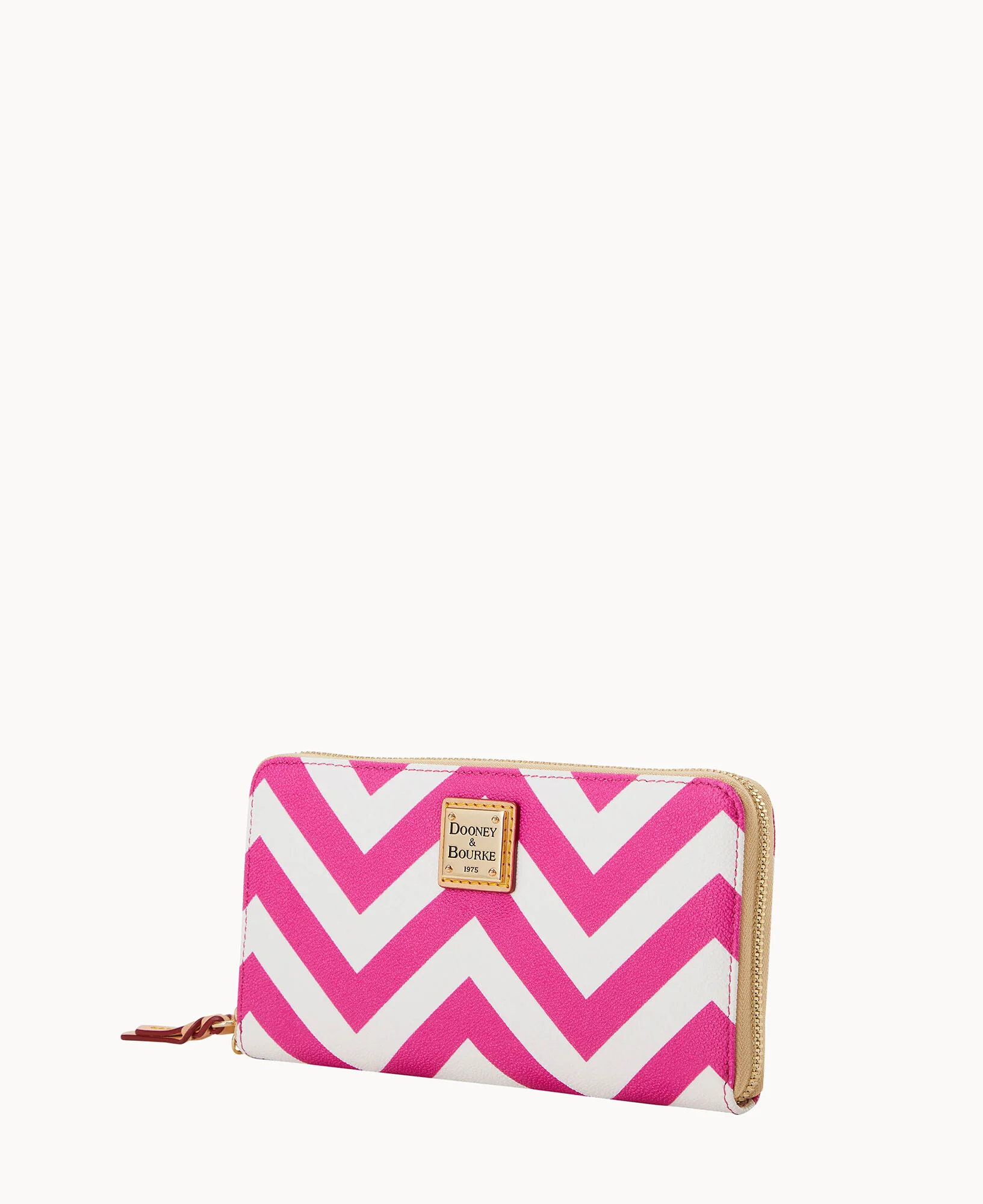 Chevron Large Zip Around Wallet - Image 8
