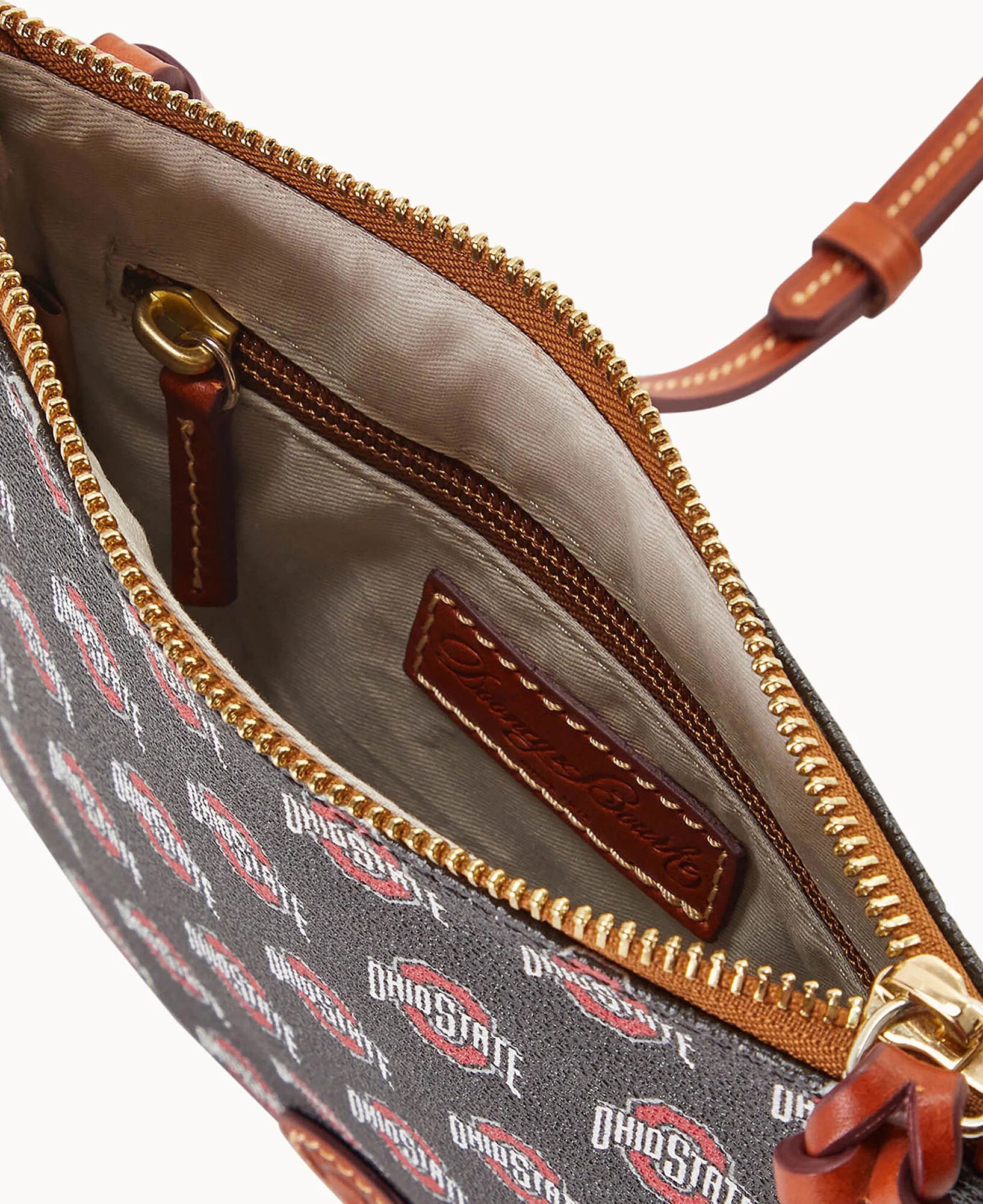 Collegiate Ohio State University North South Top Zip Crossbody - Image 3