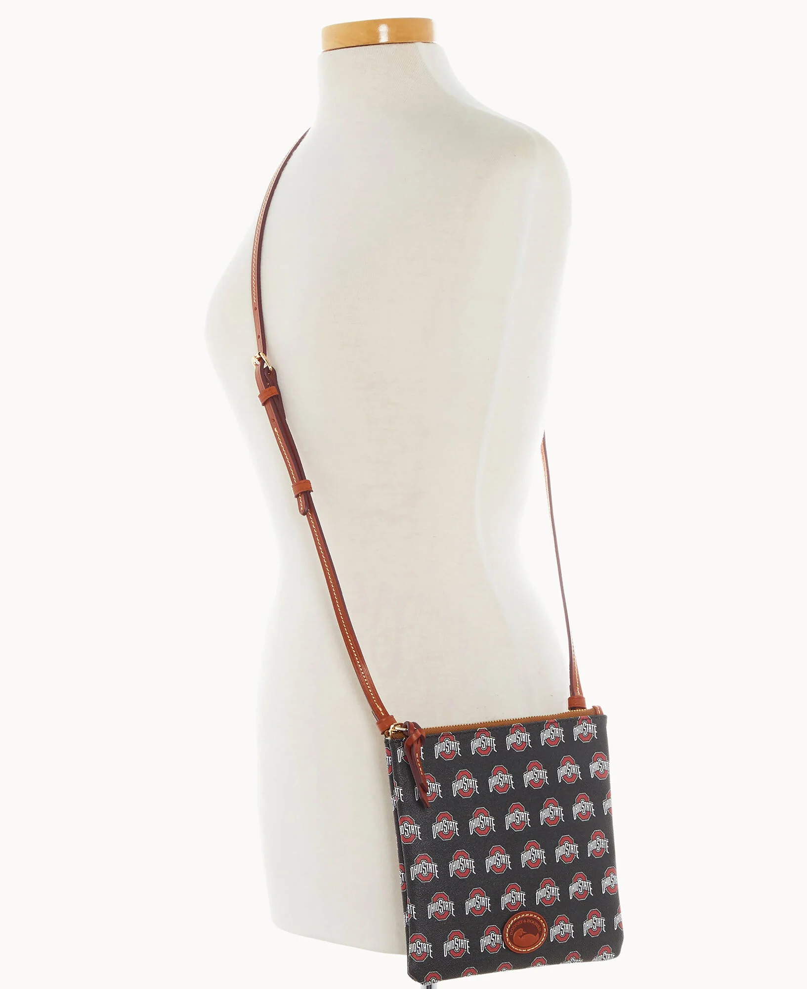 Collegiate Ohio State University North South Top Zip Crossbody - Image 4