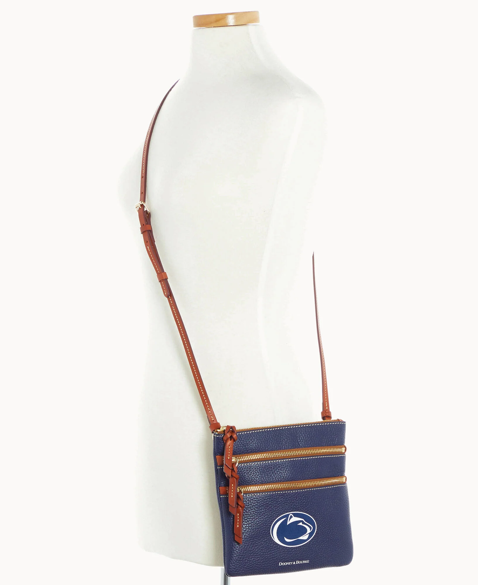 Collegiate Penn State University Triple Zip Crossbody - Image 4