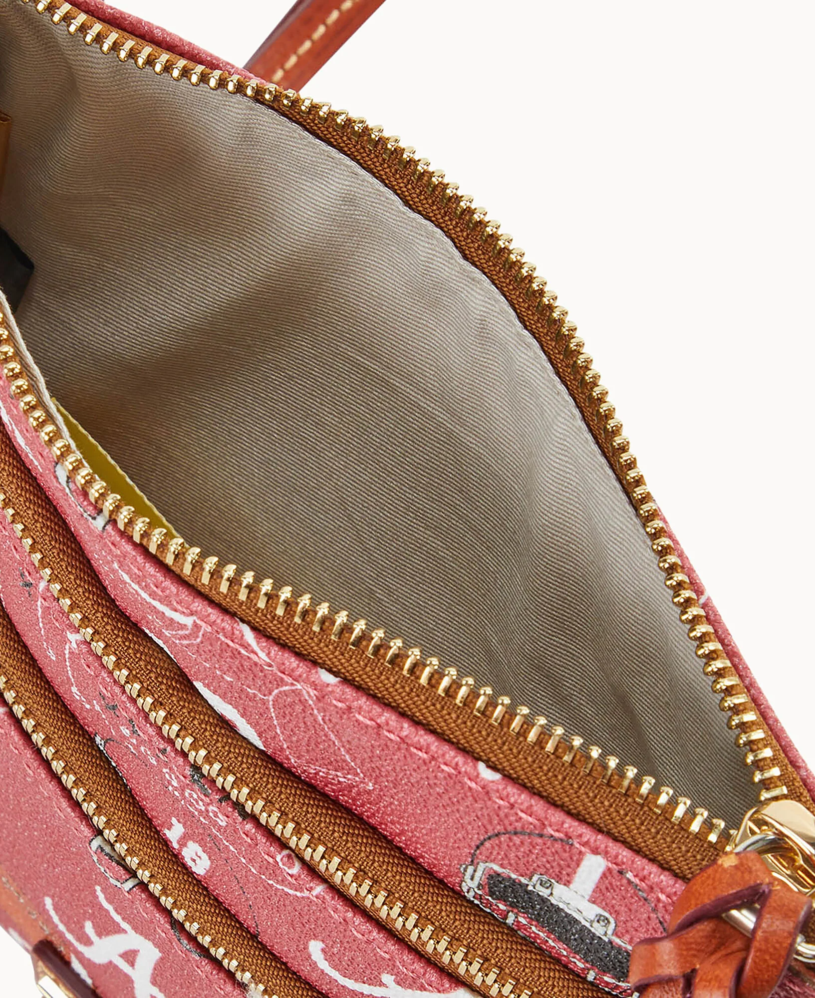 Collegiate University of Alabama Triple Zip Crossbody - Image 3