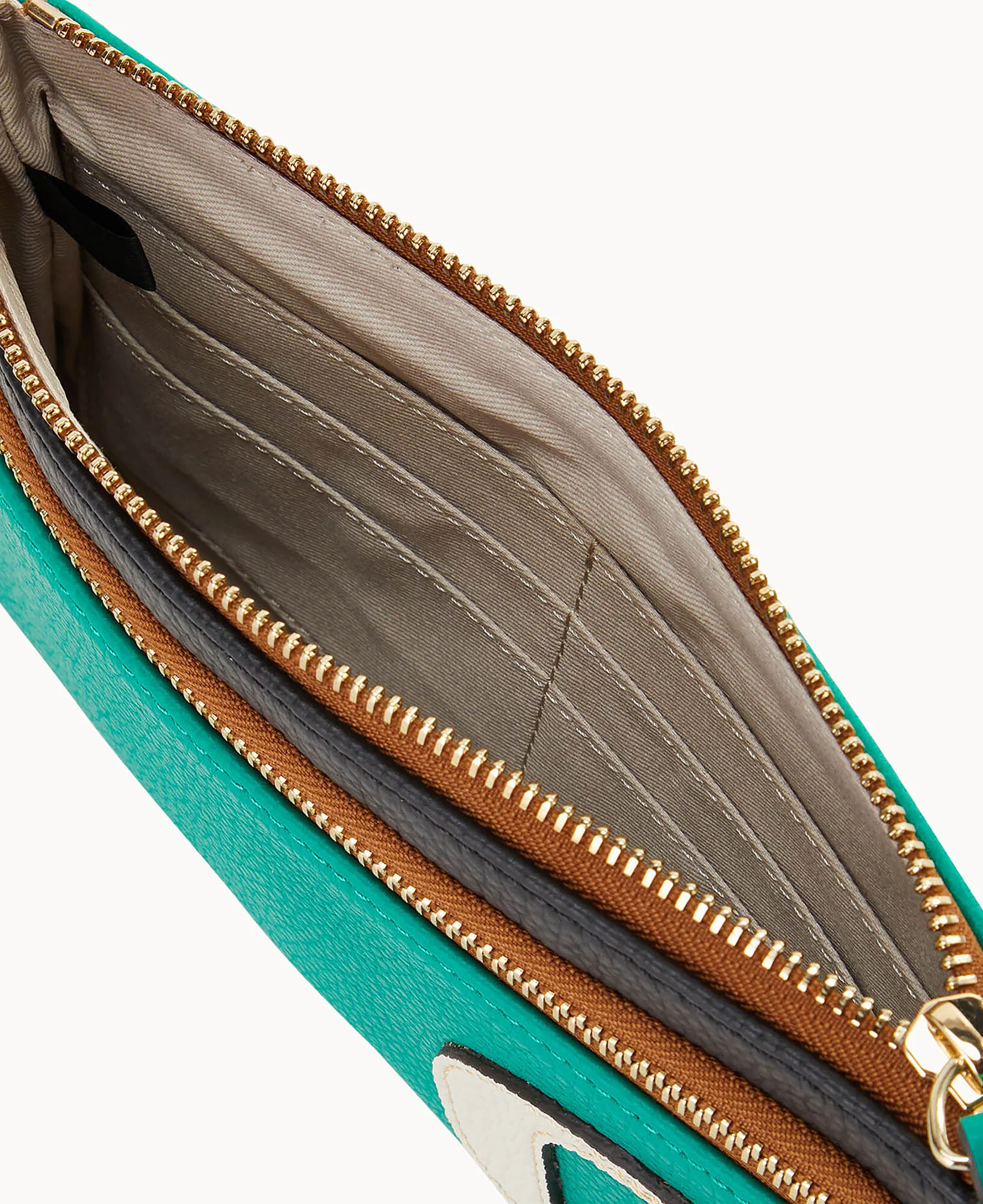 Collegiate University of Oregon Double Zip Wristlet - Image 3