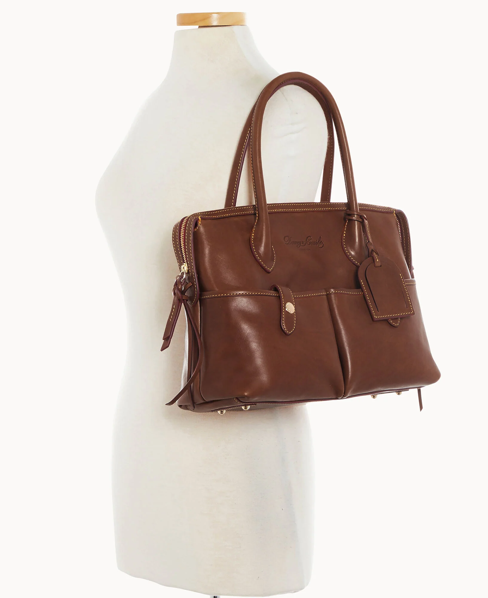 Florentine Medium East West Satchel - Image 4