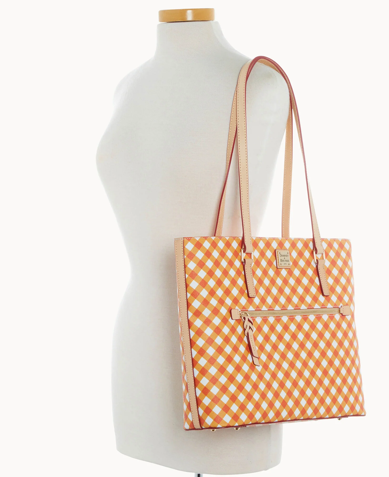 Gingham II Large Shopper - Image 4