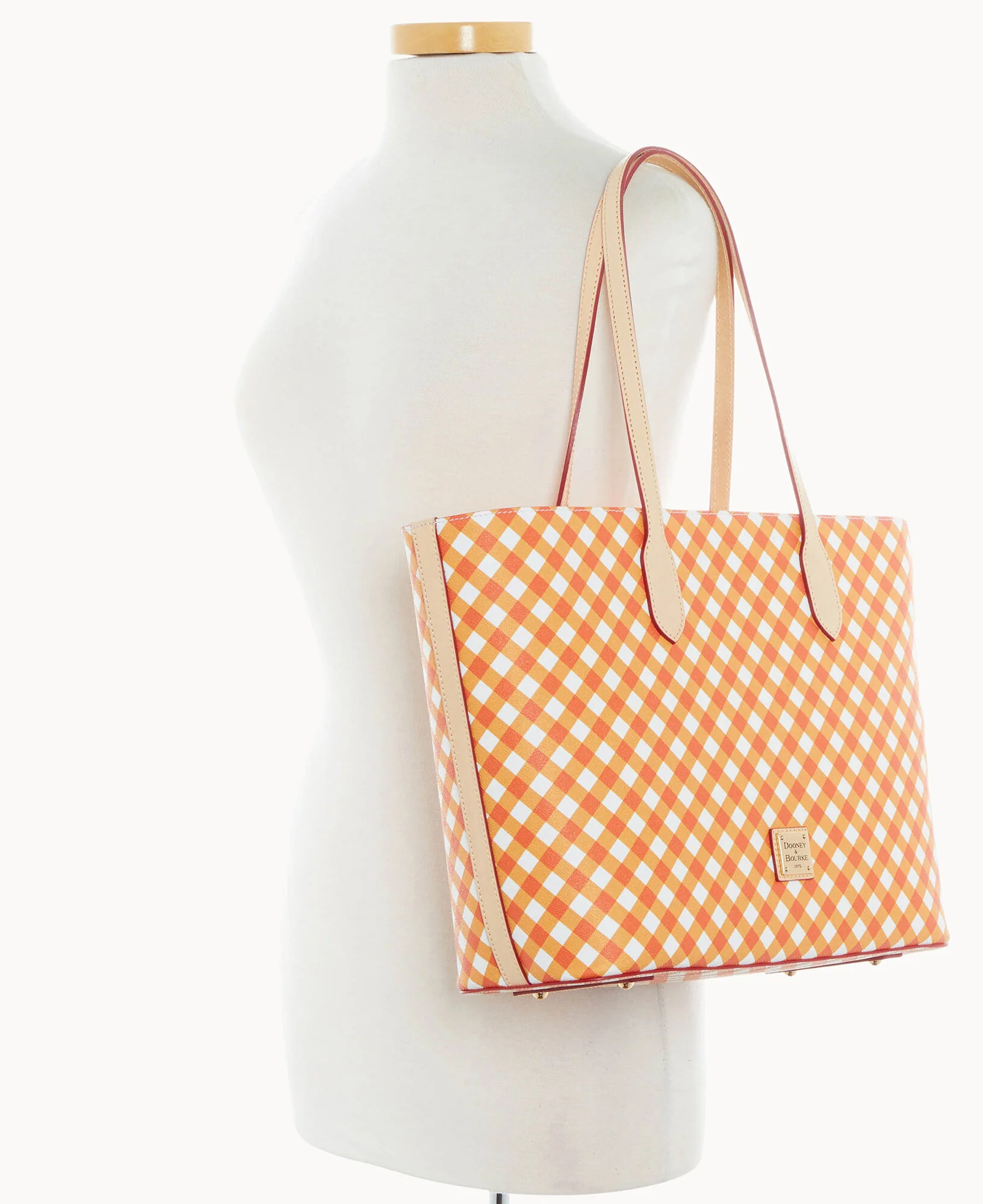 Gingham II Large Tote - Image 4