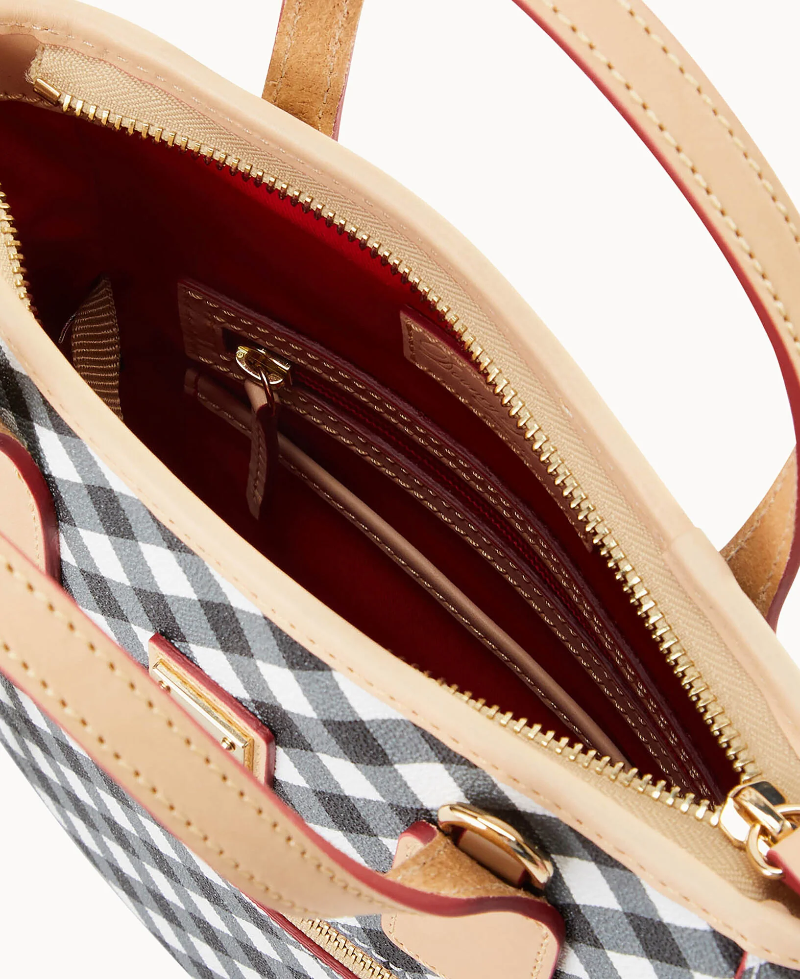 Gingham II Small Handle Tote - Image 6