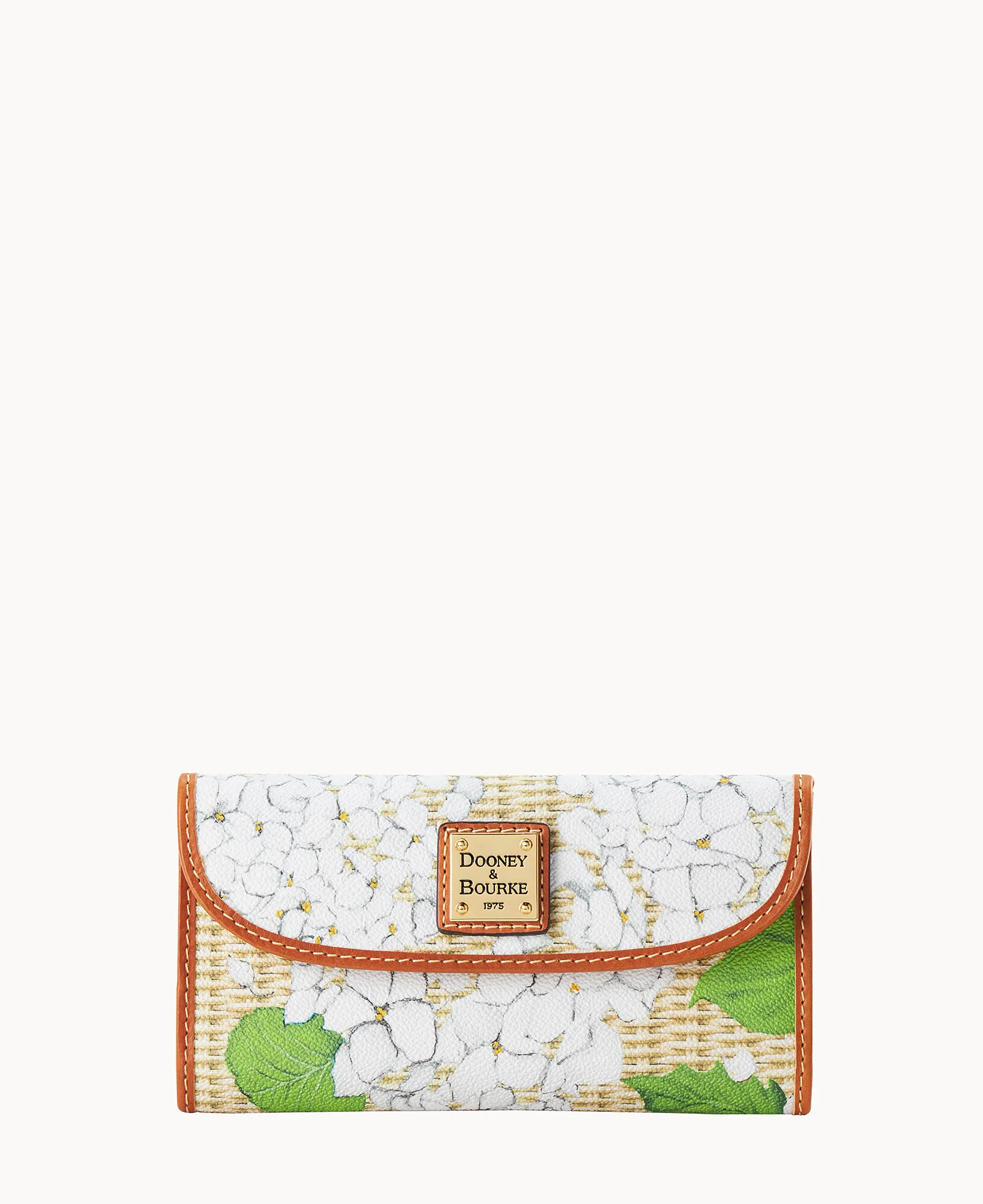 Hydrangea Basketweave Continental Clutch - Image 13