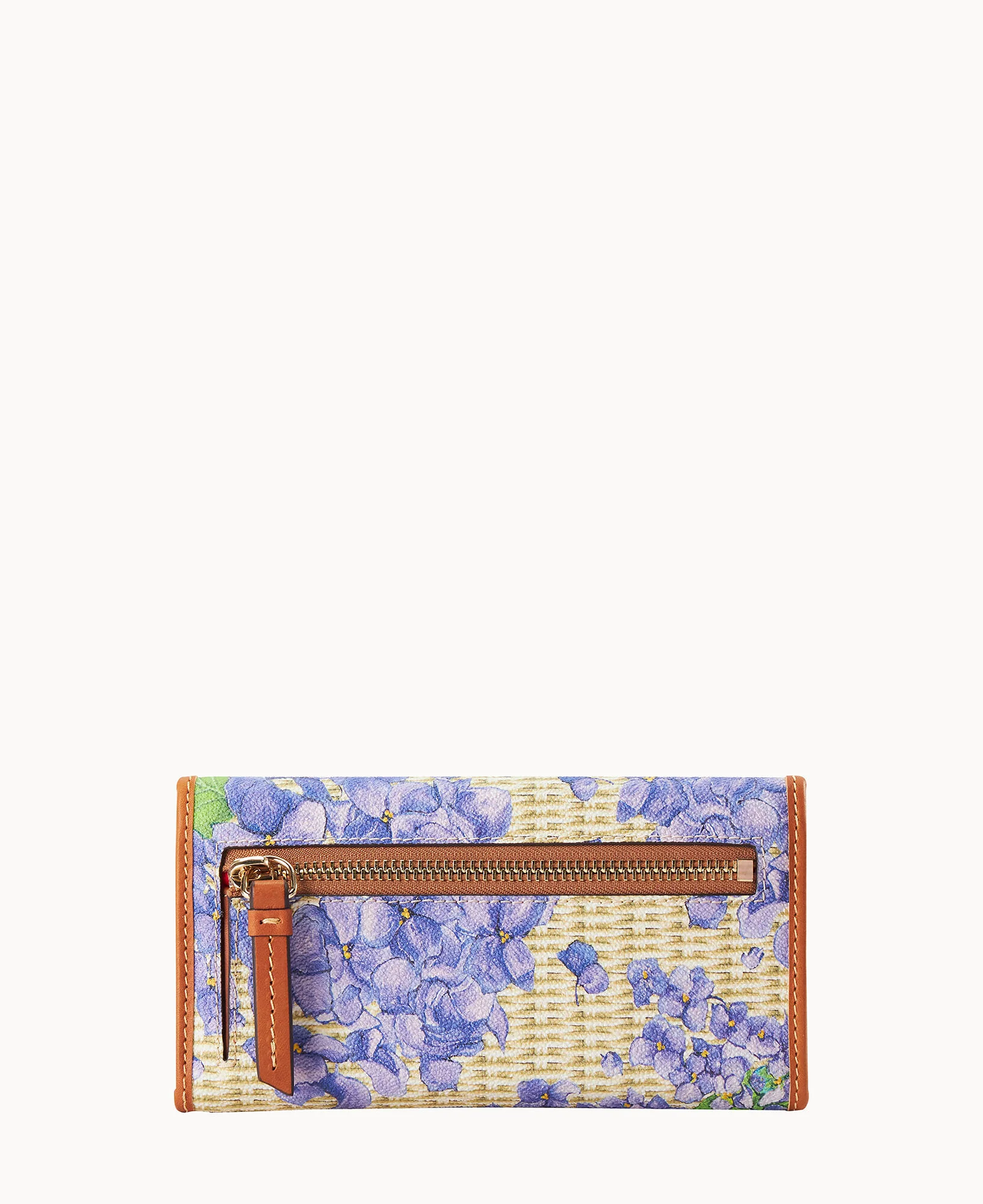 Hydrangea Basketweave Continental Clutch - Image 8