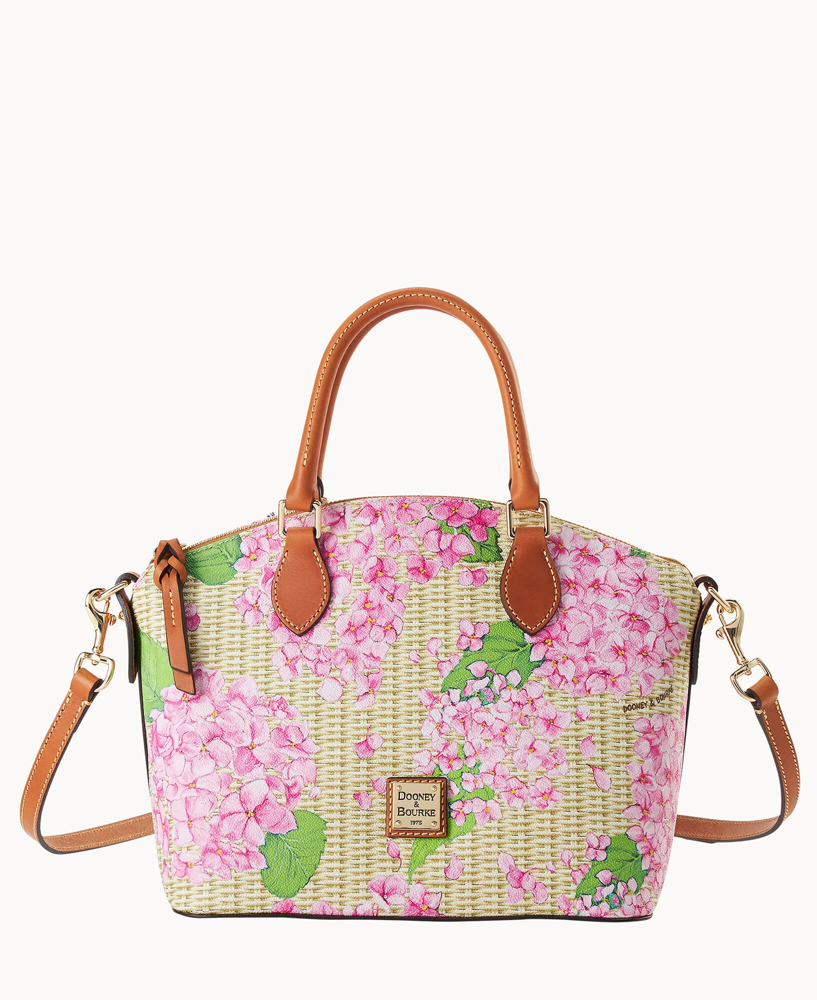 Hydrangea Basketweave Geena Satchel