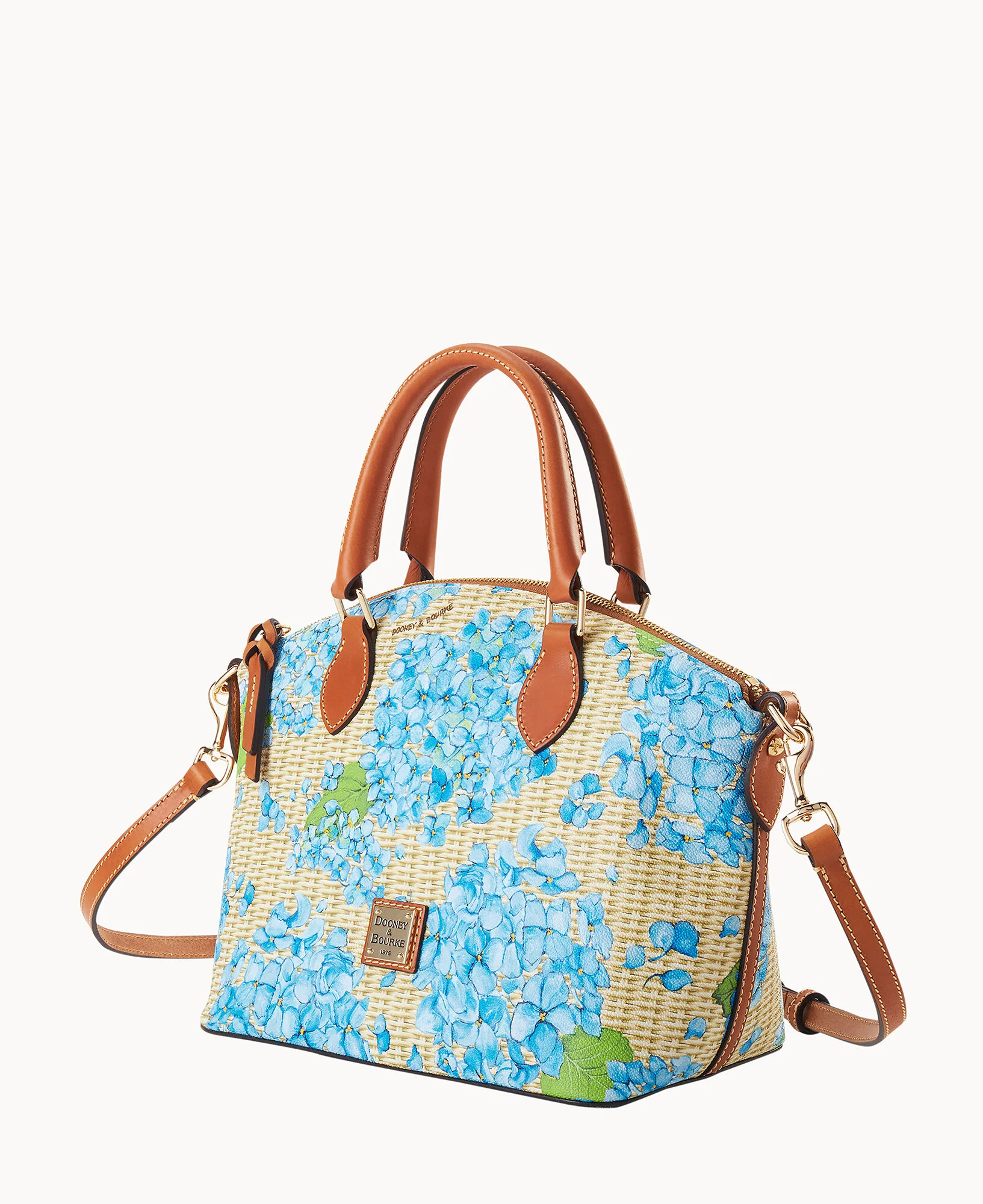Hydrangea Basketweave Geena Satchel - Image 10