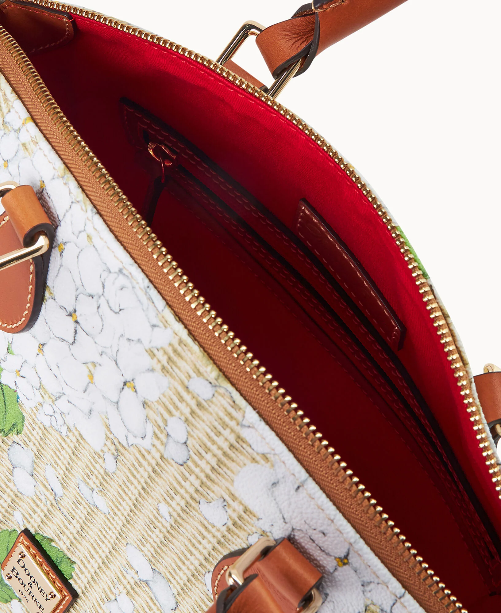 Hydrangea Basketweave Geena Satchel - Image 15