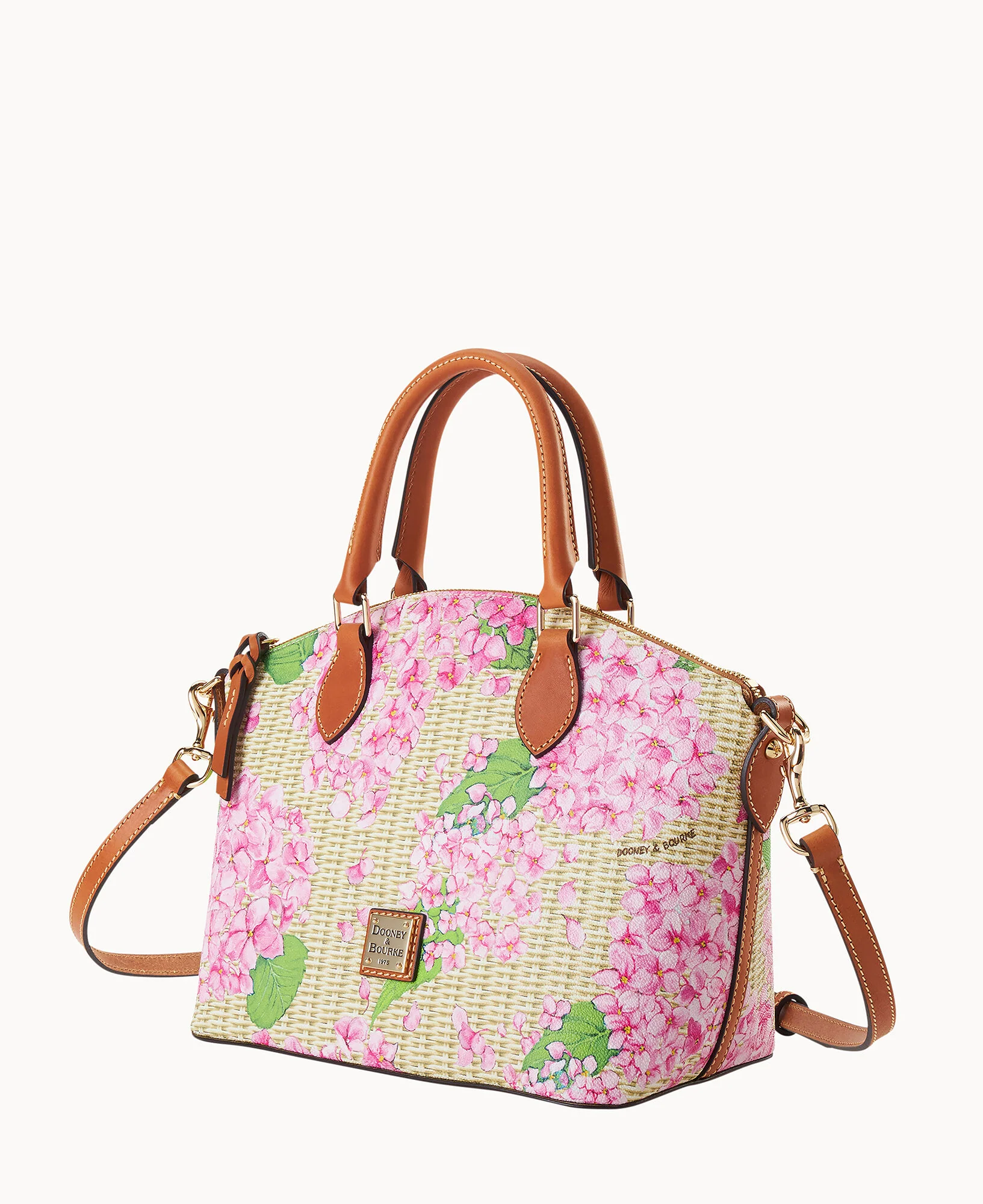 Hydrangea Basketweave Geena Satchel - Image 2