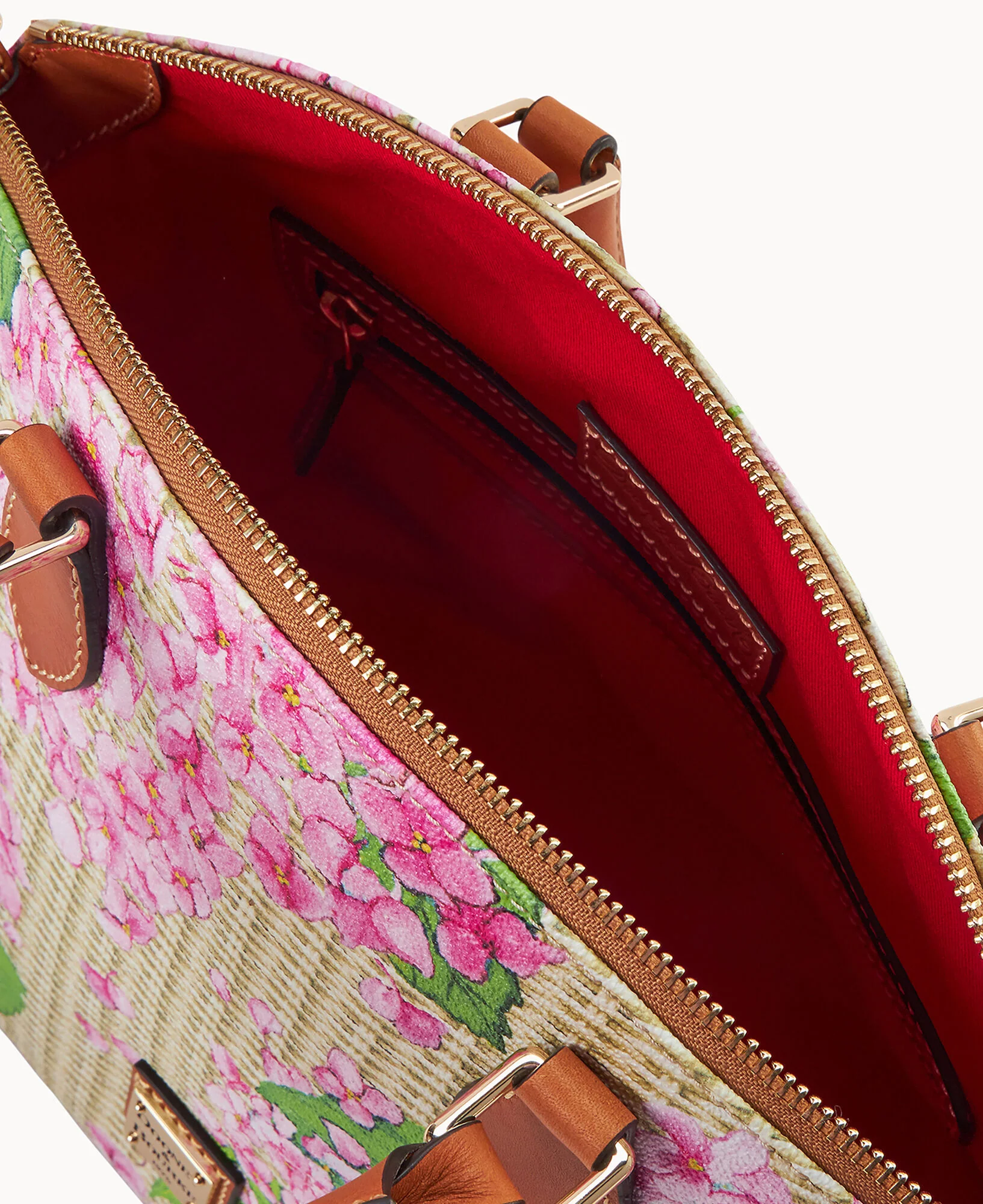 Hydrangea Basketweave Geena Satchel - Image 3