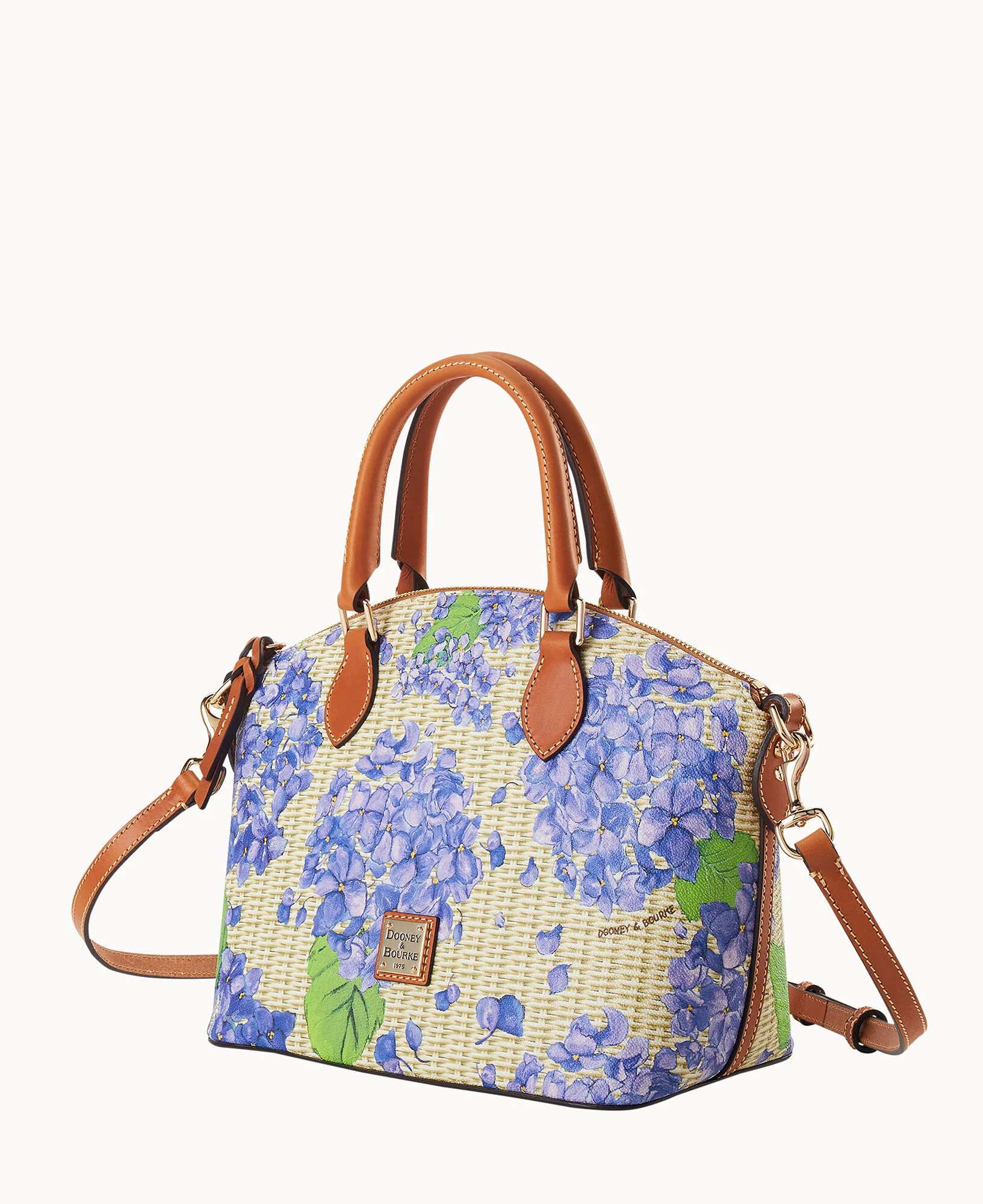 Hydrangea Basketweave Geena Satchel - Image 6