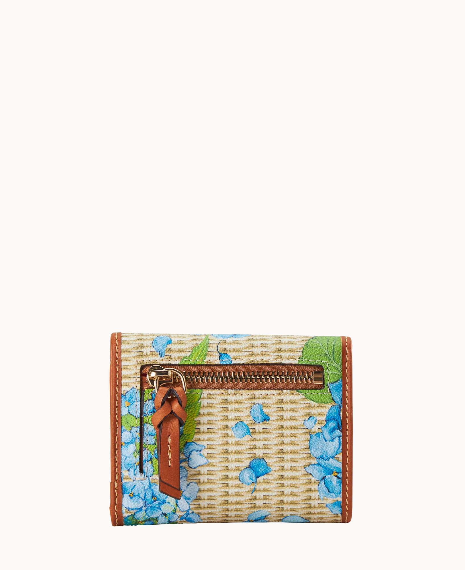 Hydrangea Basketweave Small Flap Wallet - Image 12