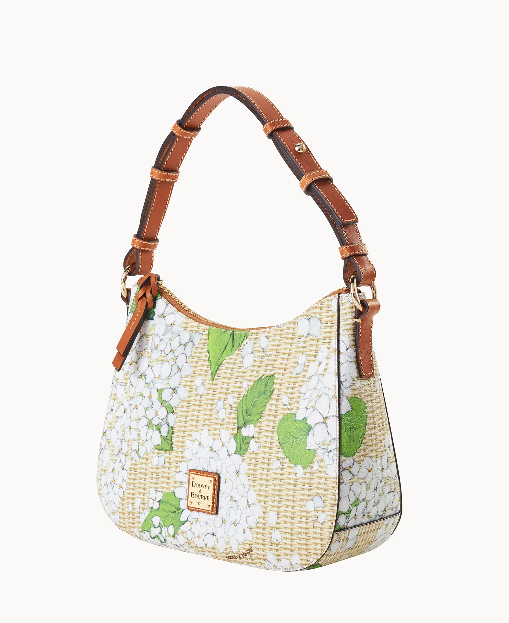 Hydrangea Basketweave Small Kiley Hobo - Image 17