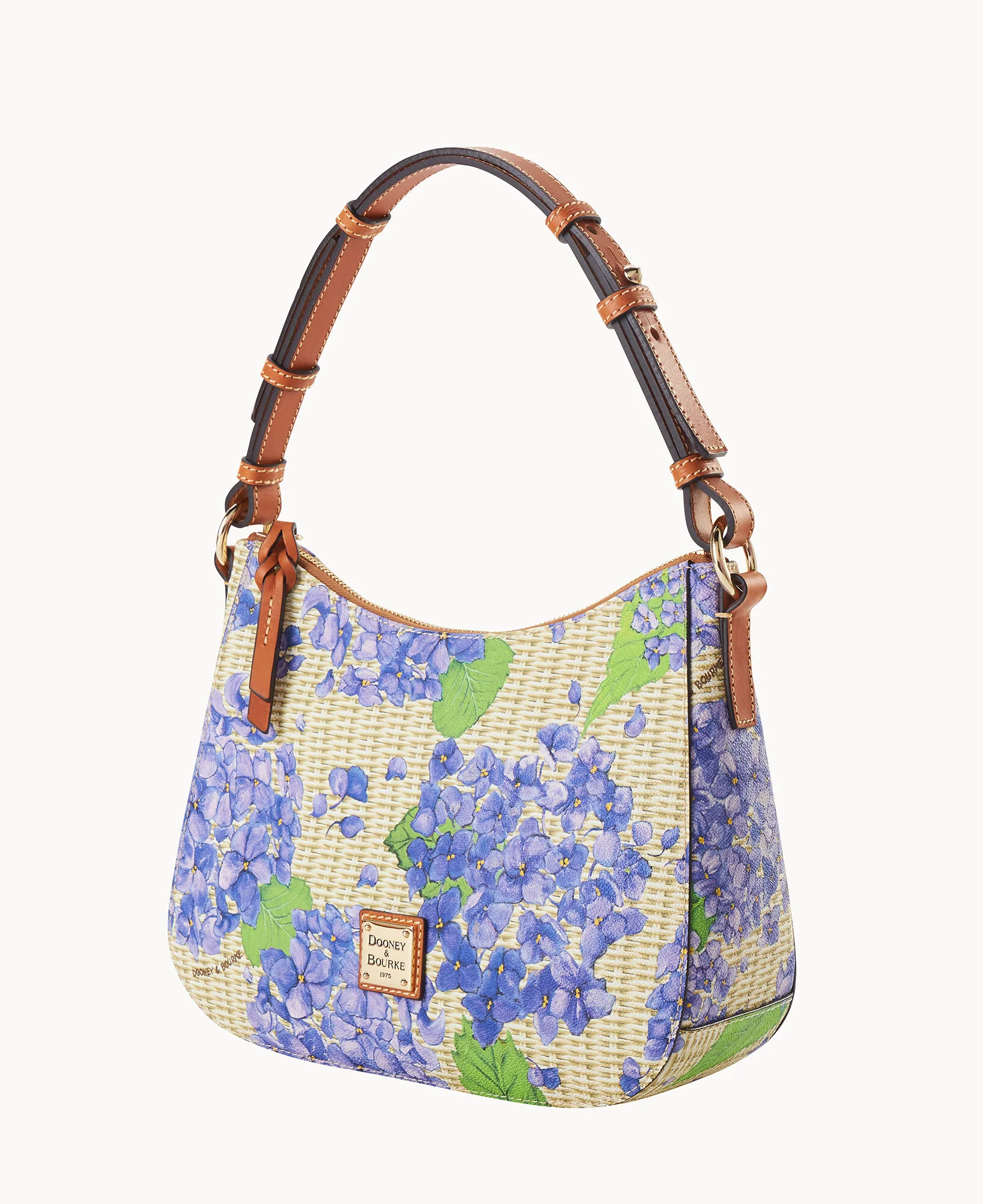 Hydrangea Basketweave Small Kiley Hobo - Image 7