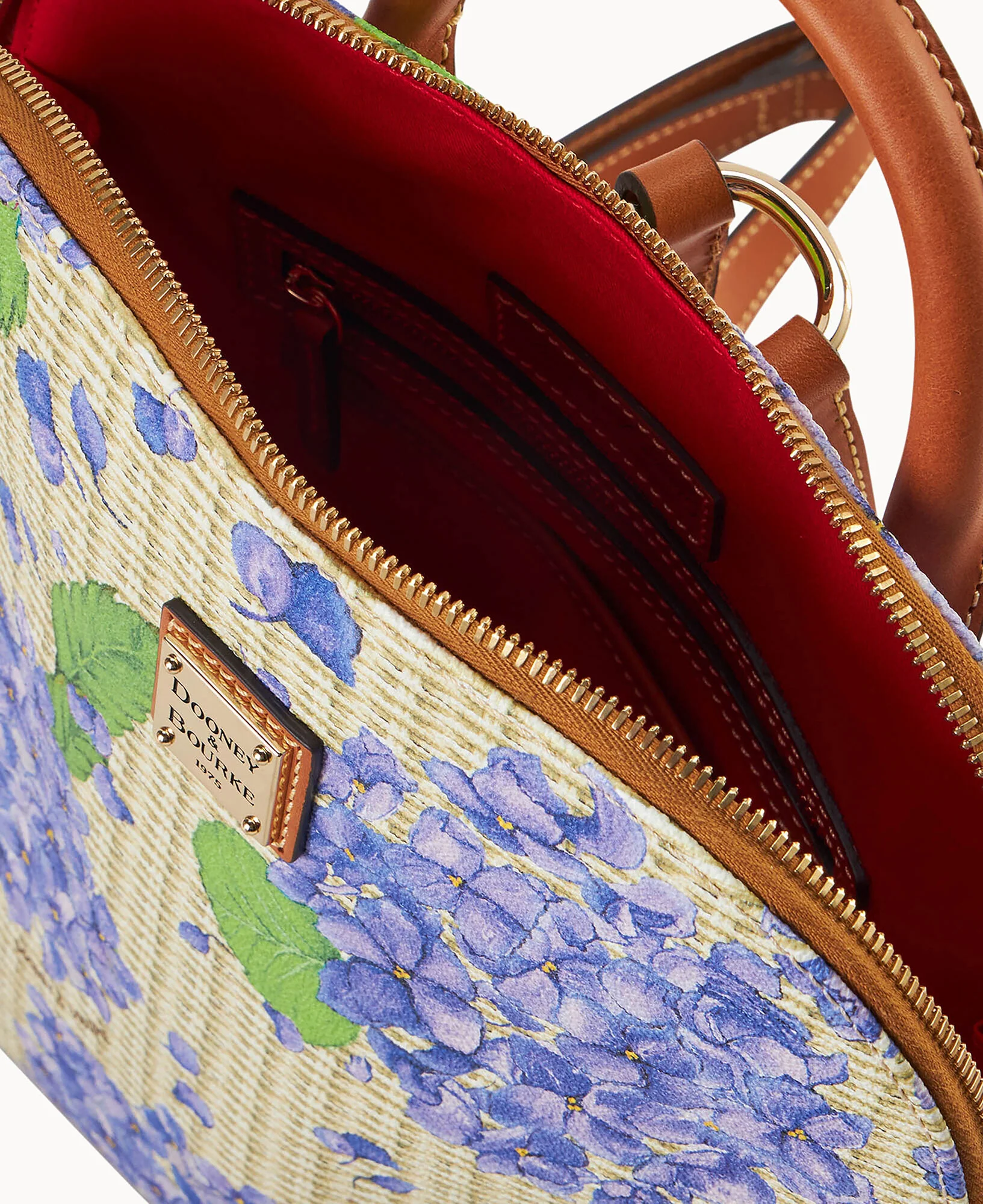 Hydrangea Basketweave Zip Pod Backpack - Image 7