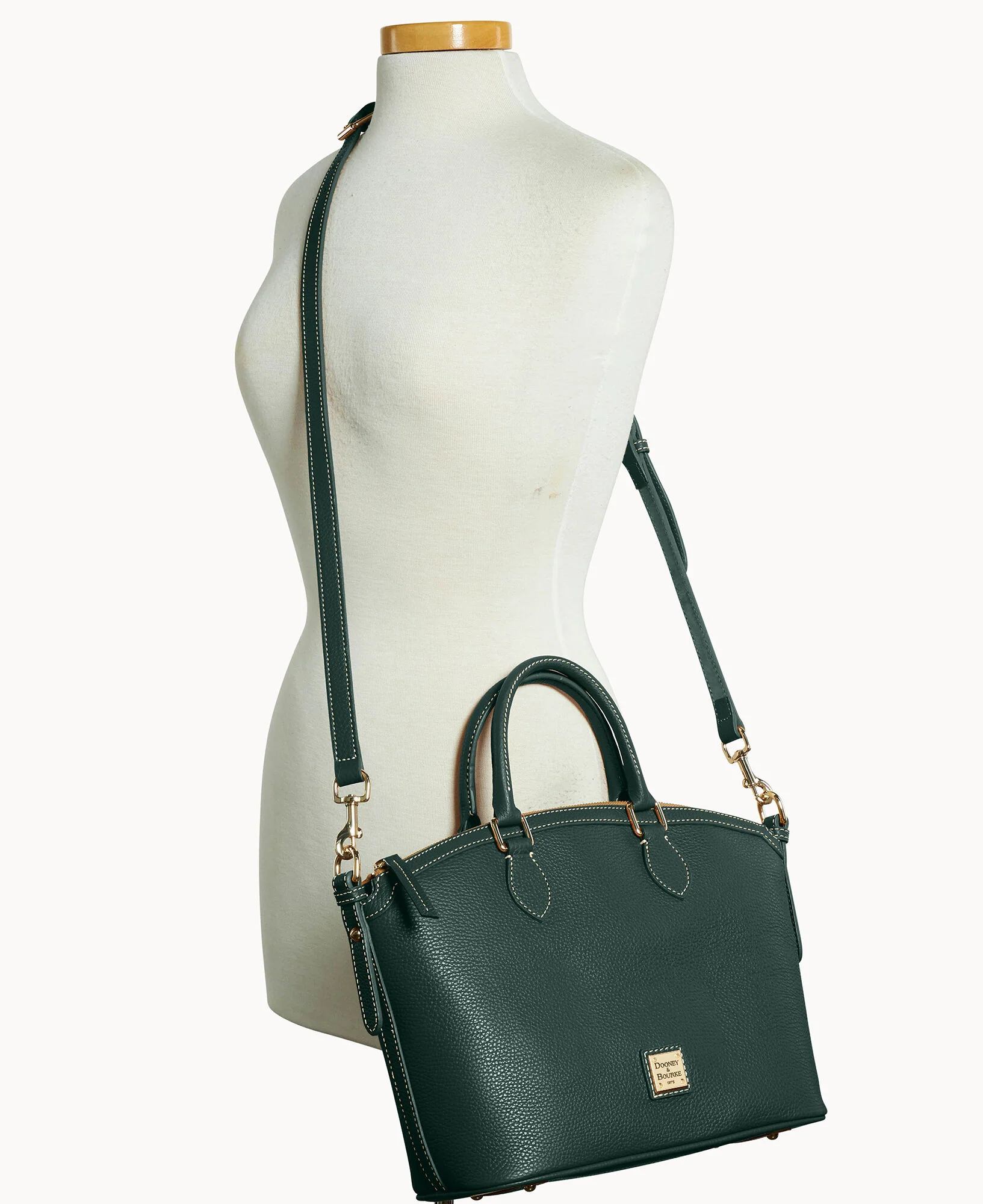 Lucca Leather Domed Satchel - Image 24