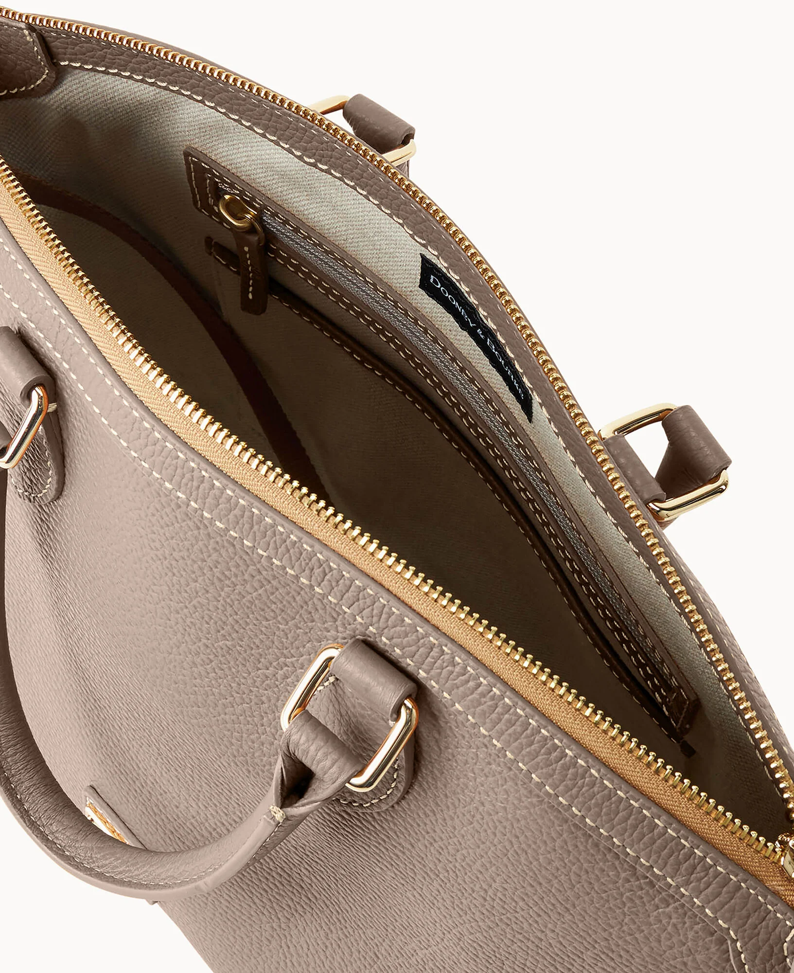 Lucca Leather Domed Satchel - Image 31
