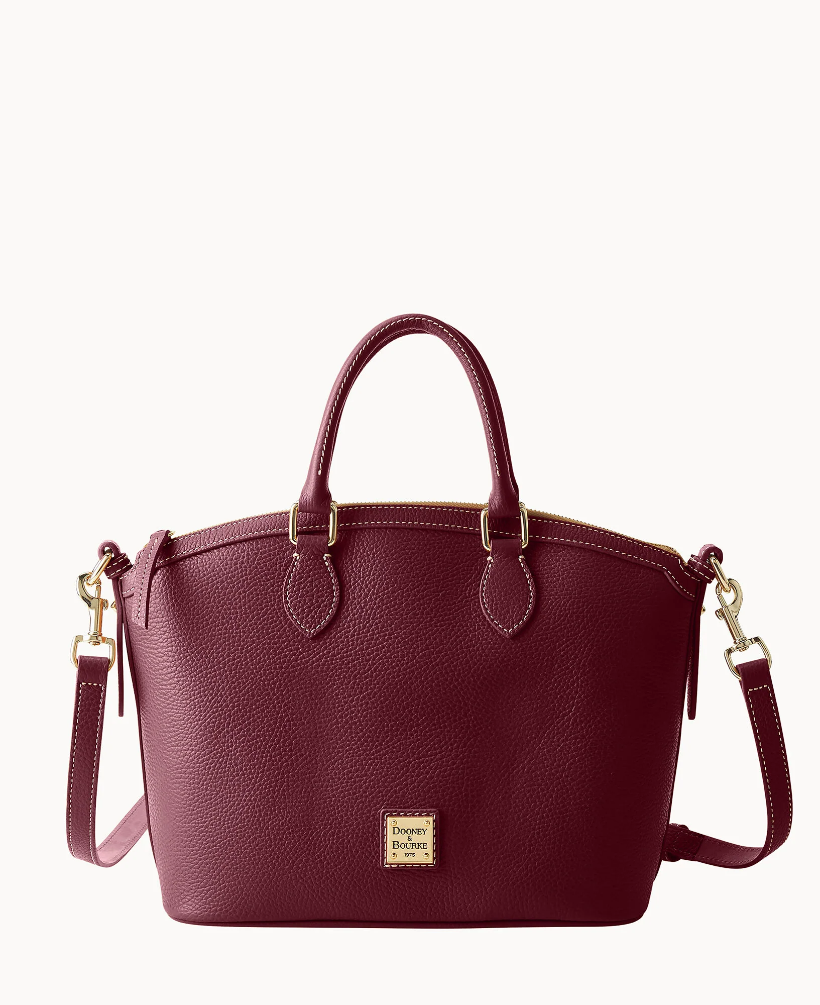Lucca Leather Domed Satchel - Image 45