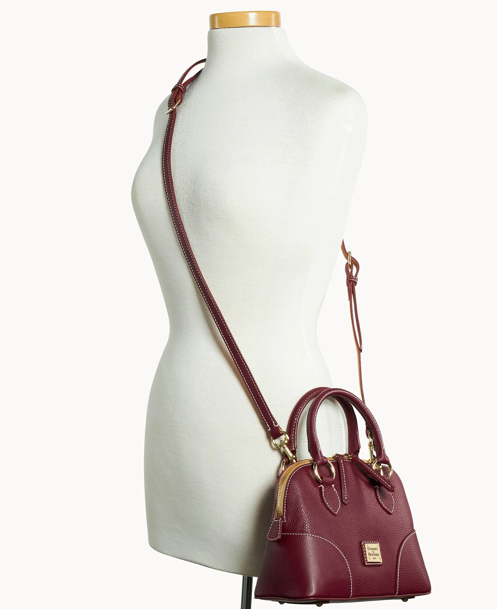 Lucca Leather Small Satchel - Image 12