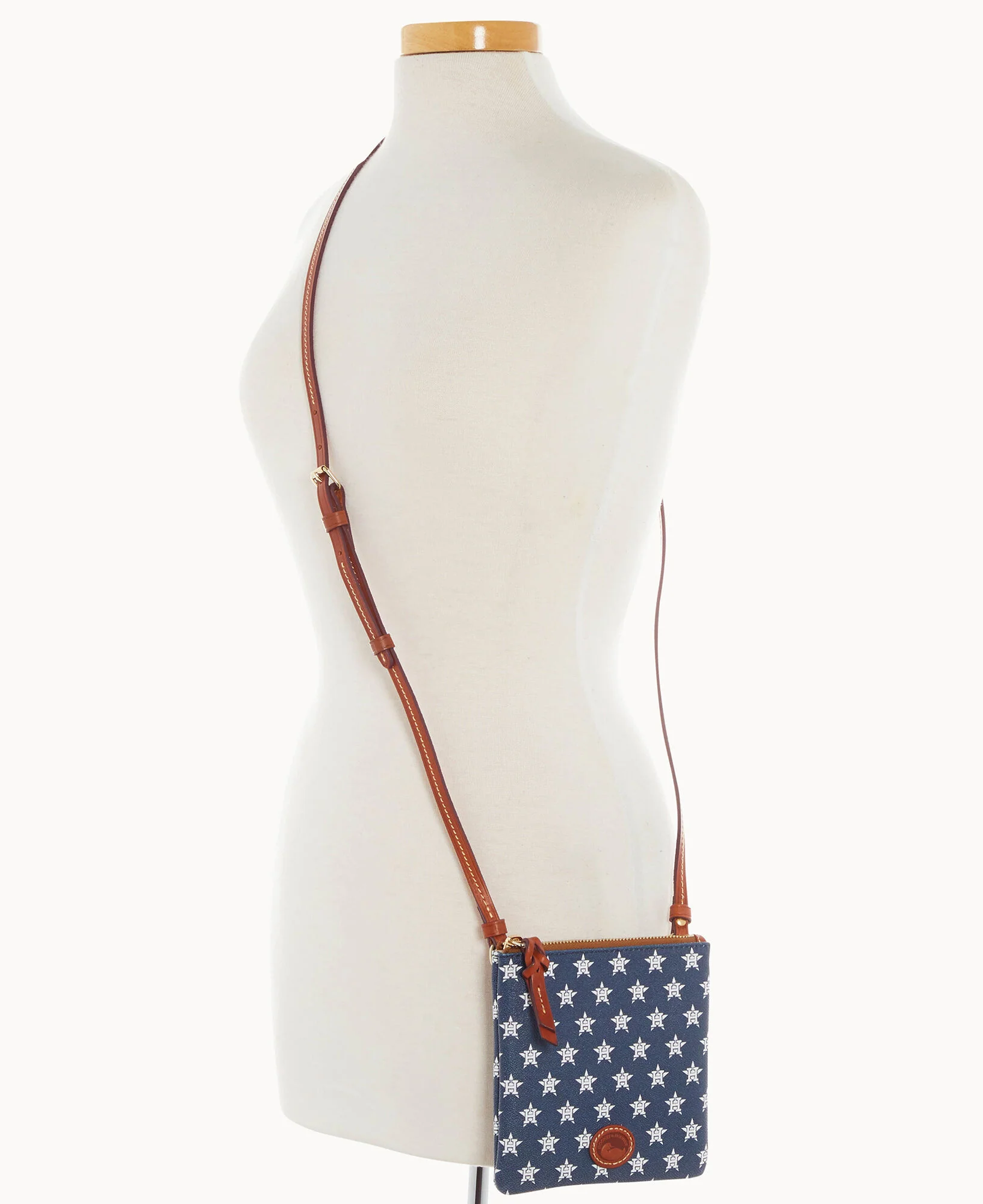 MLB Astros Small North South Top Zip Crossbody - Image 4