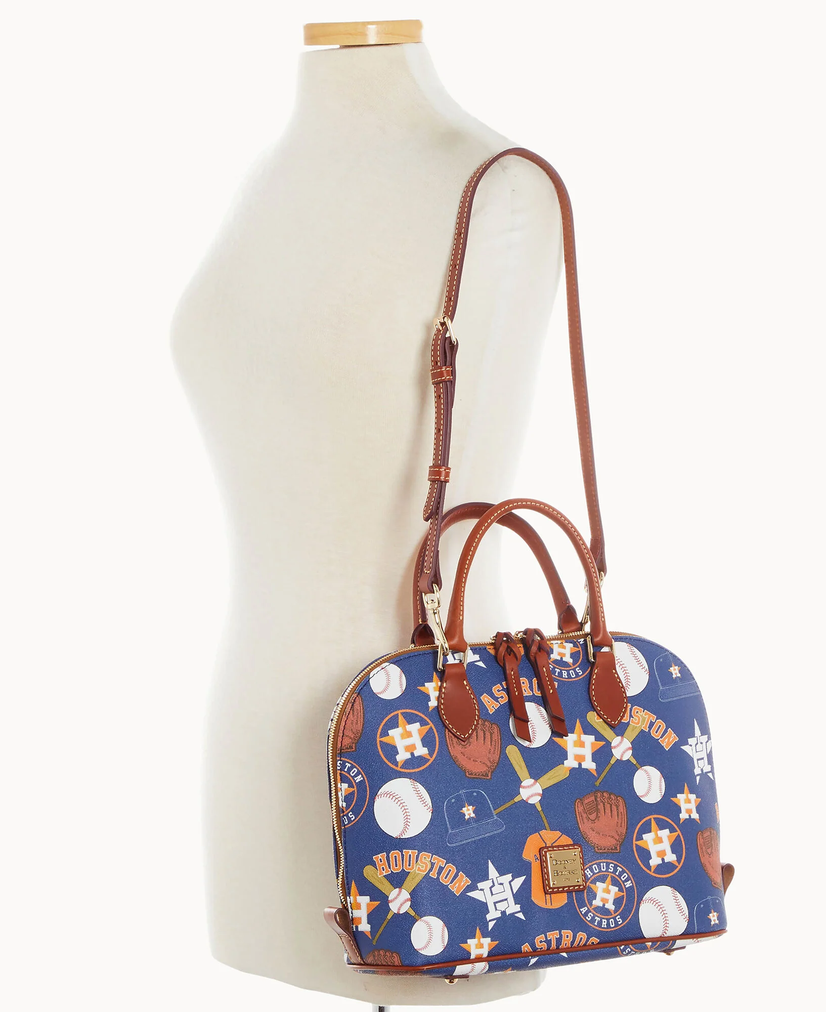 MLB Astros Zip Zip Satchel - Image 3