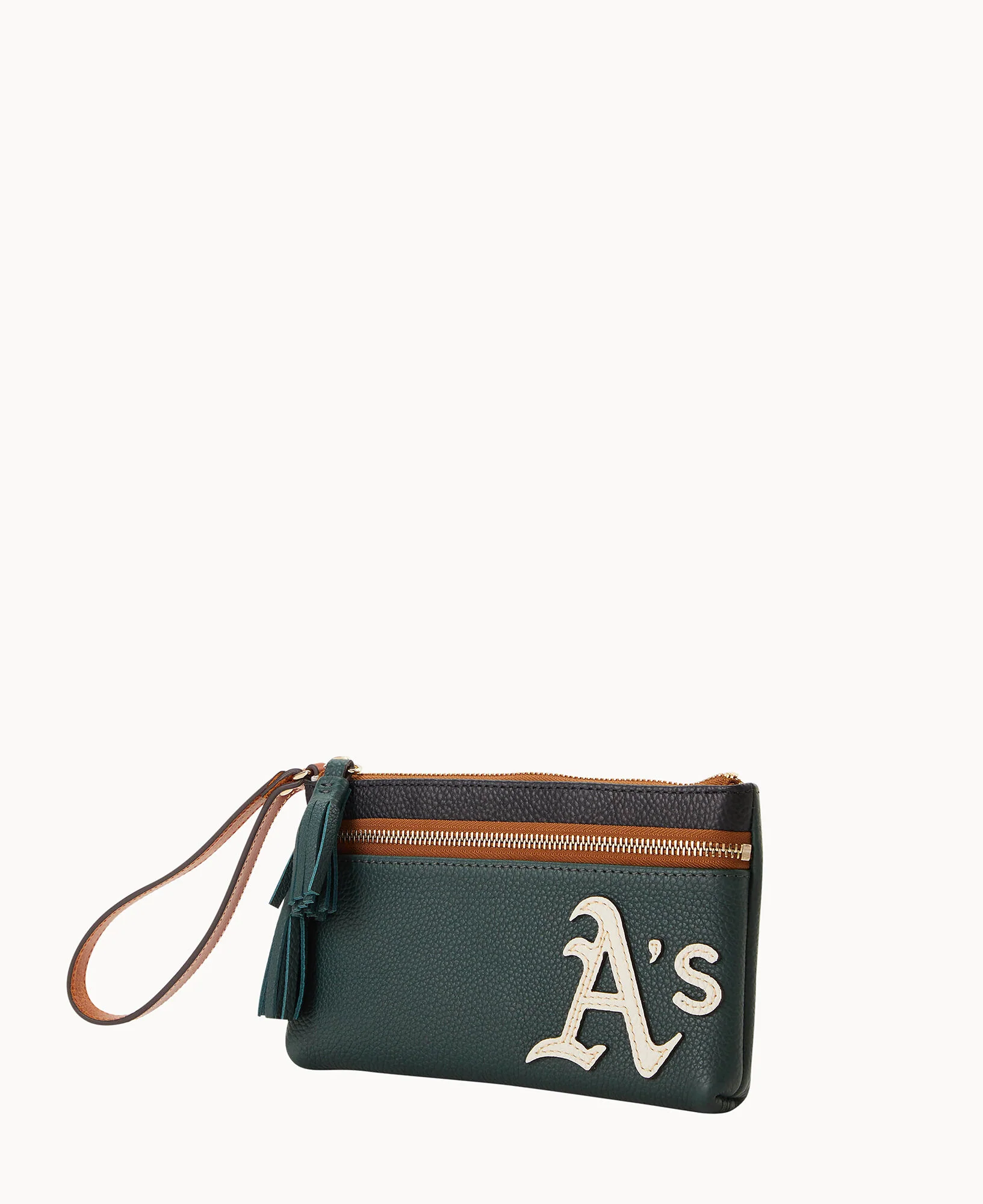 MLB Athletics Double Zip Wristlet - Image 2