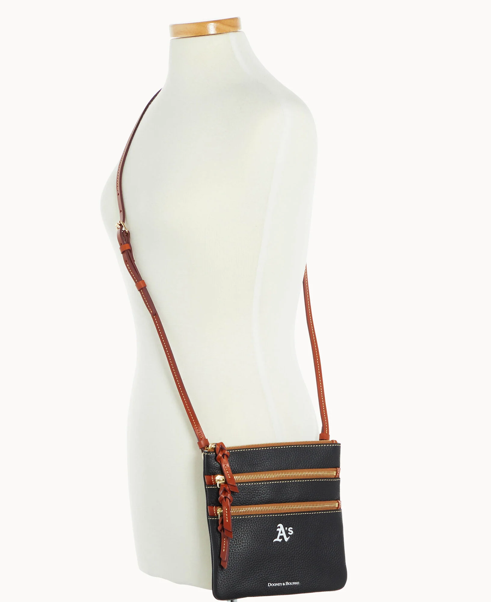 MLB Athletics North South Triple Zip Crossbody - Image 4