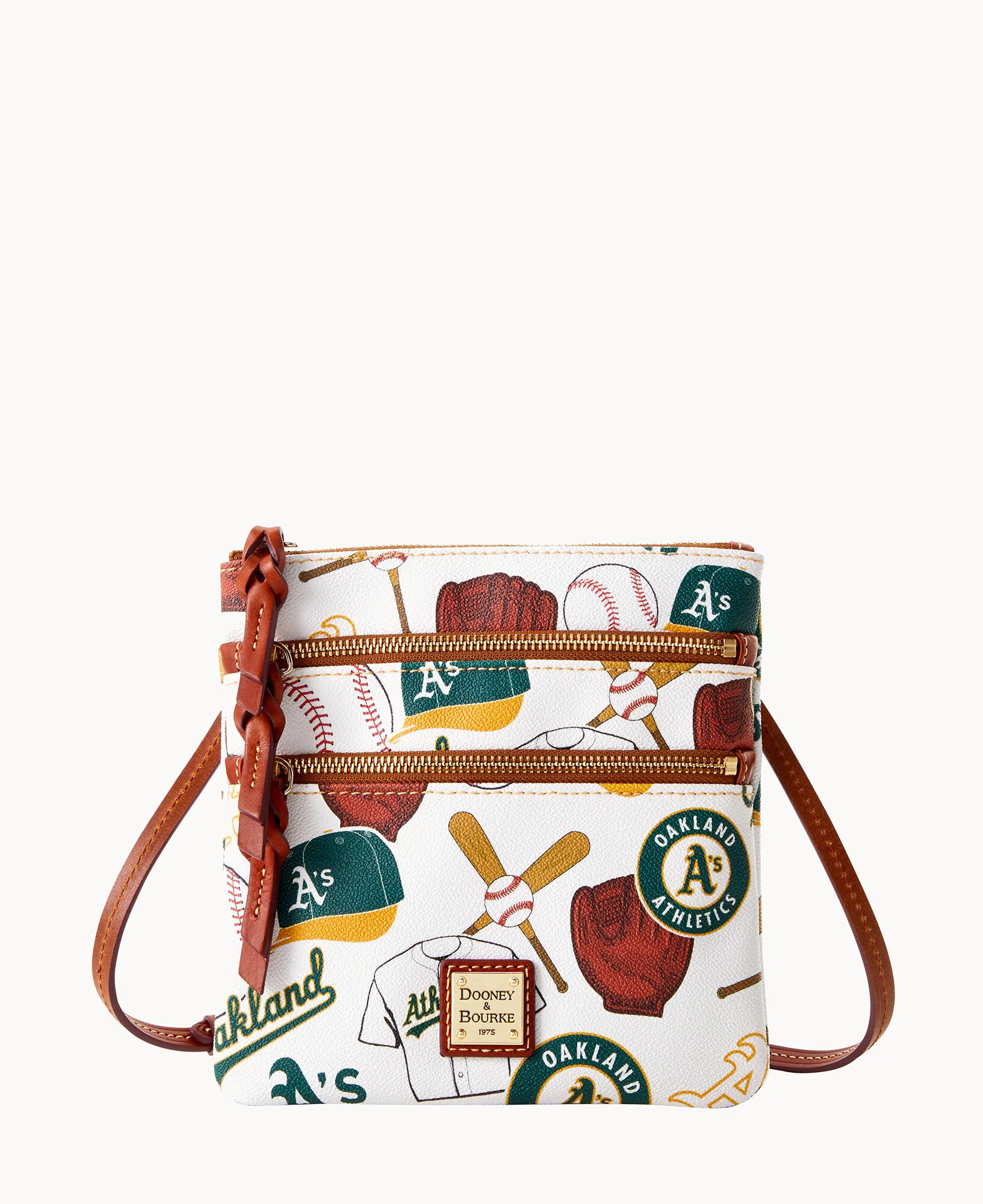 MLB Athletics Triple Zip Crossbody - Image 2