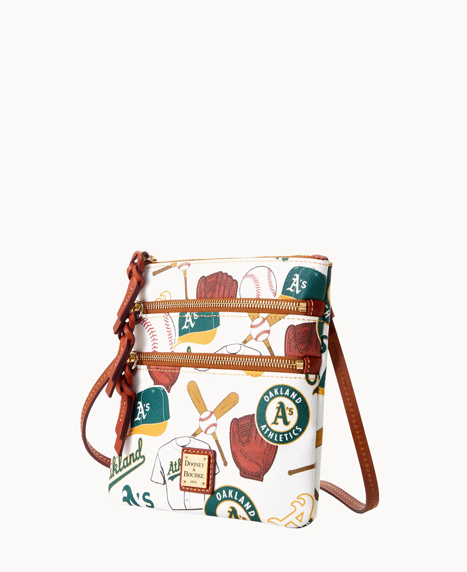 MLB Athletics Triple Zip Crossbody - Image 3