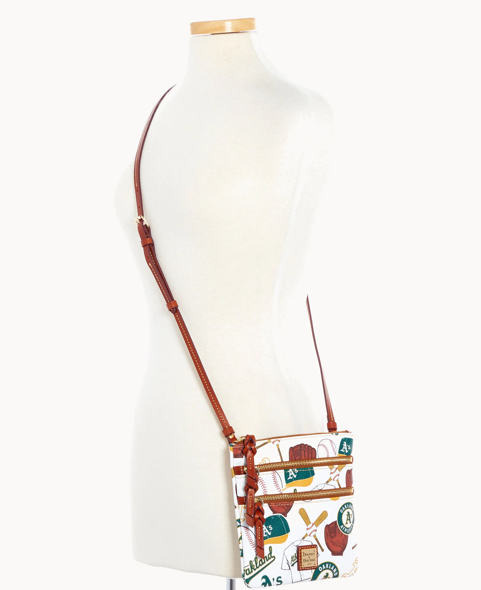 MLB Athletics Triple Zip Crossbody - Image 5