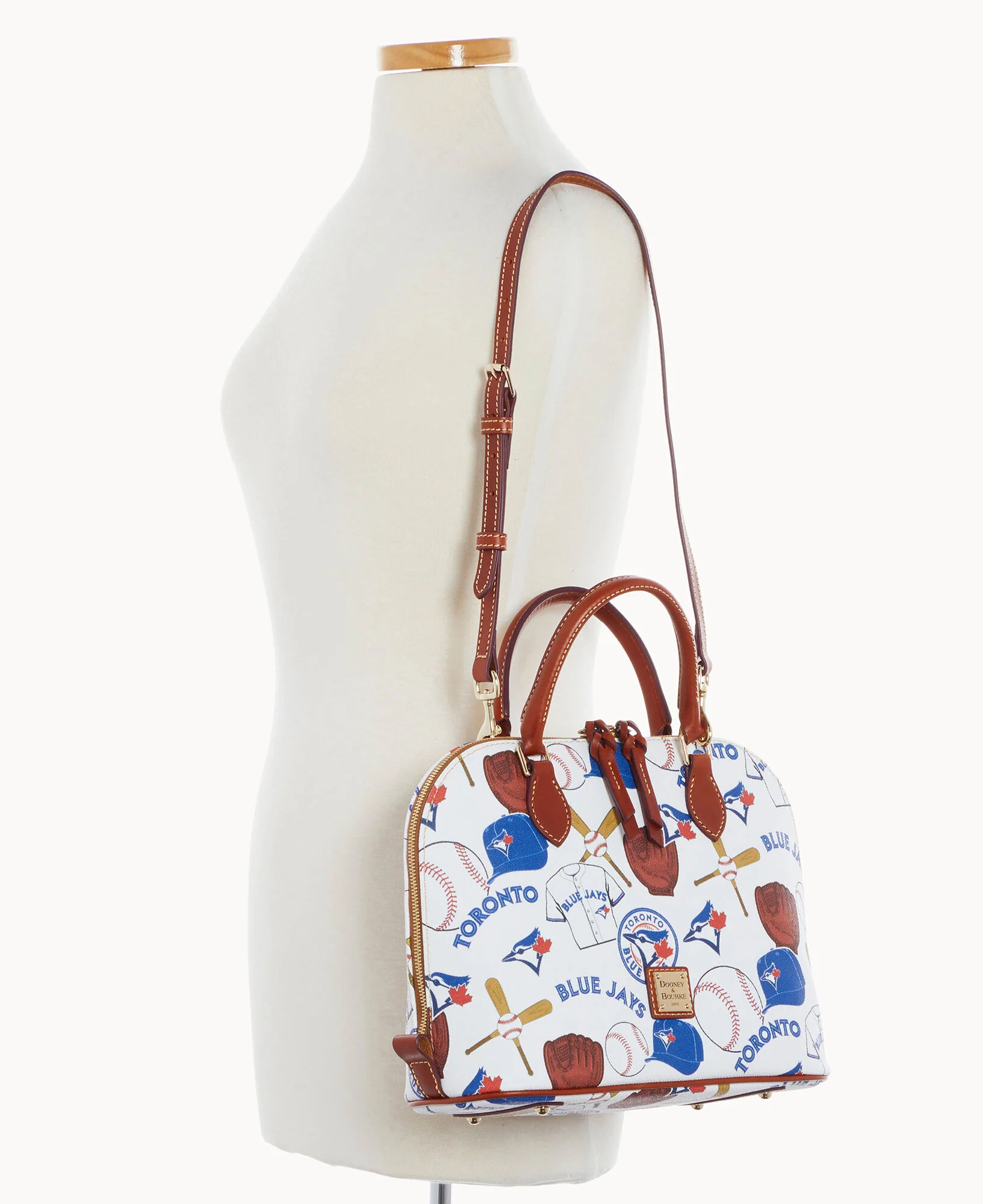 MLB Blue Jays Zip Zip Satchel - Image 4