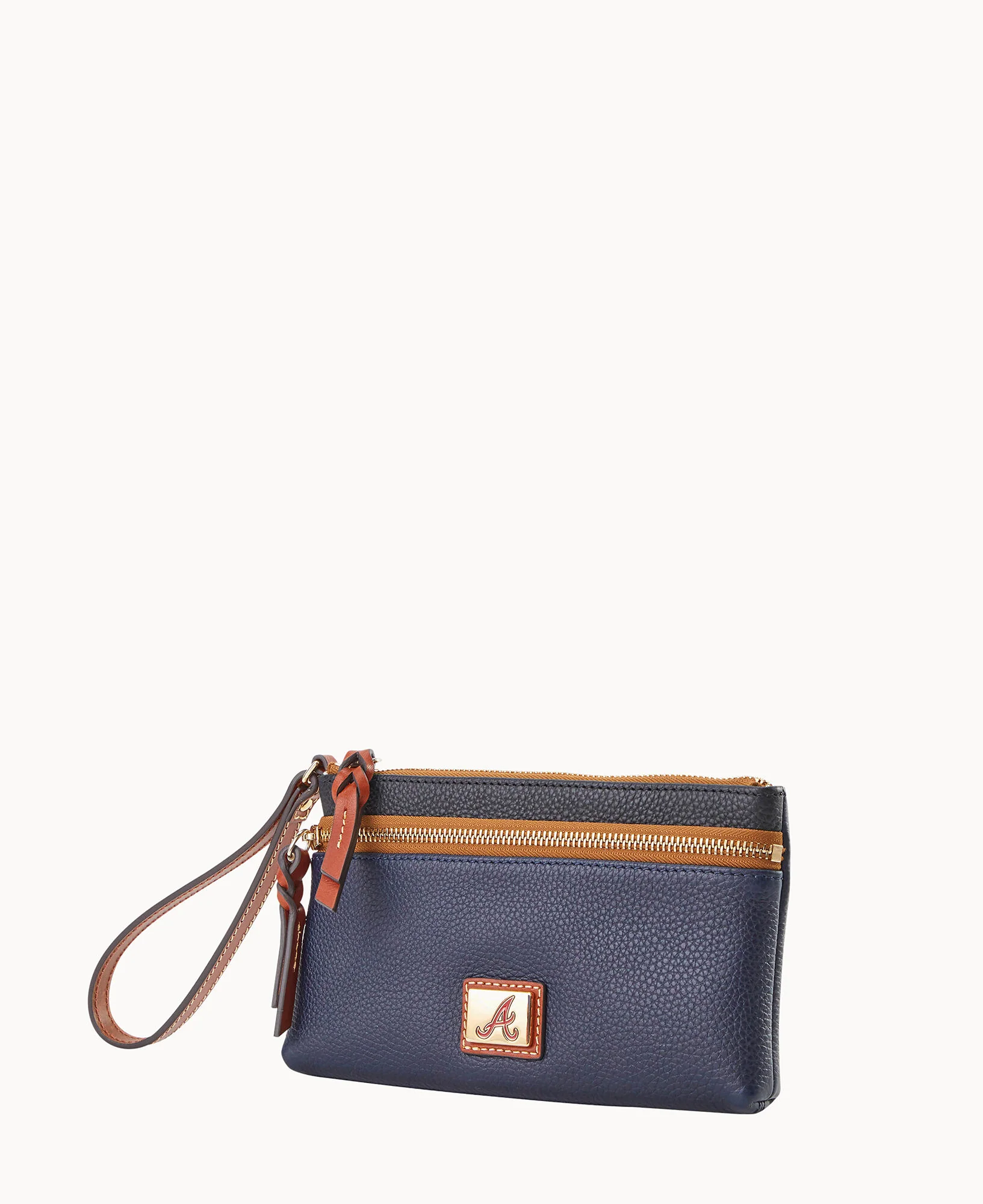 MLB Braves Double Zip Wristlet - Image 2