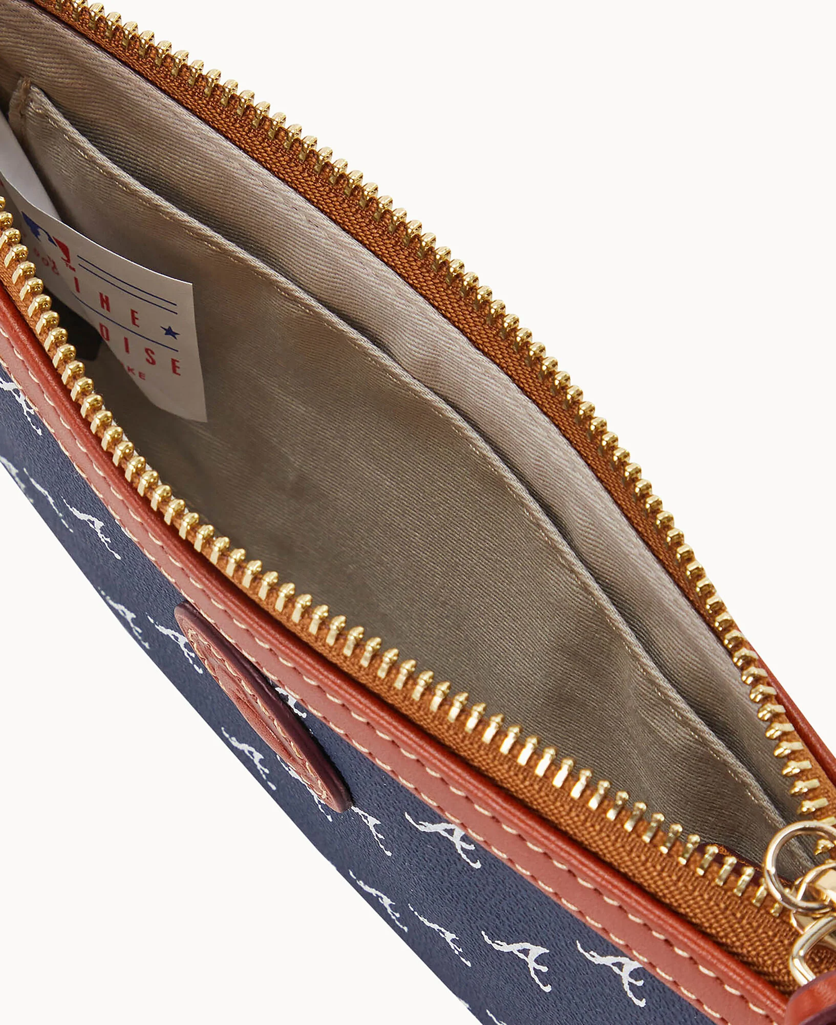 MLB Braves Large Slim Wristlet - Image 3