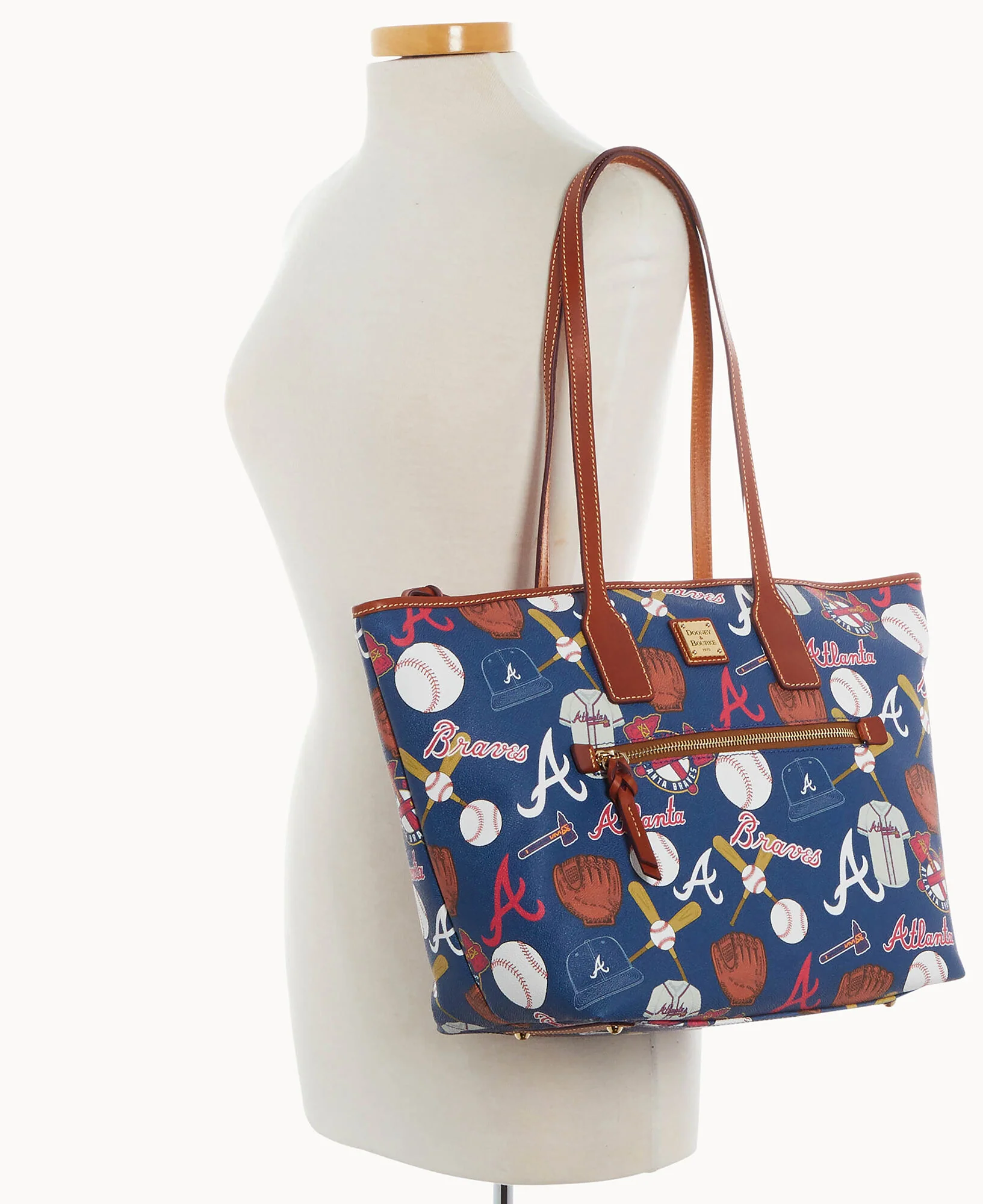 MLB Braves Zip Tote - Image 3