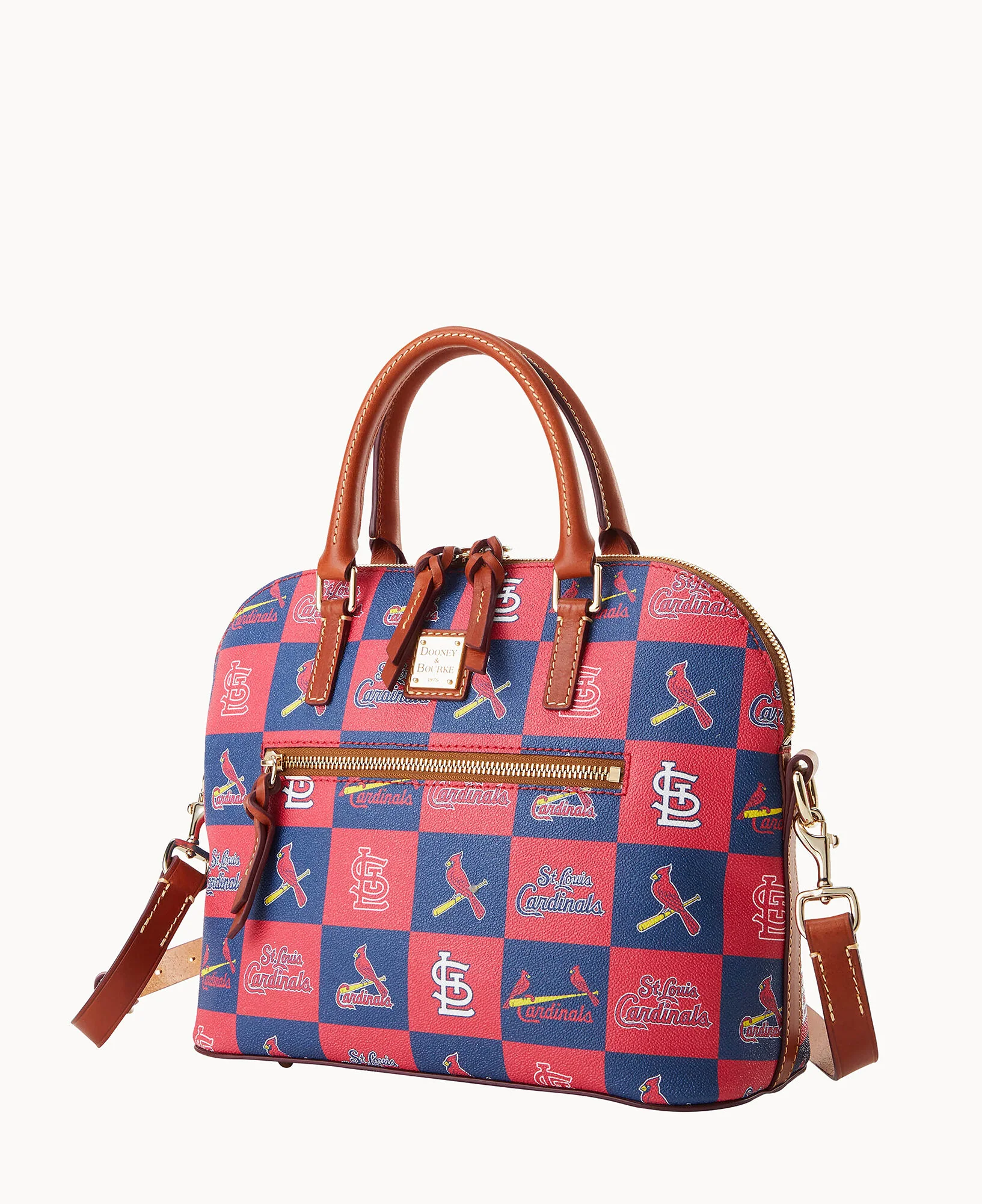 MLB Cardinals Domed Zip Satchel - Image 2