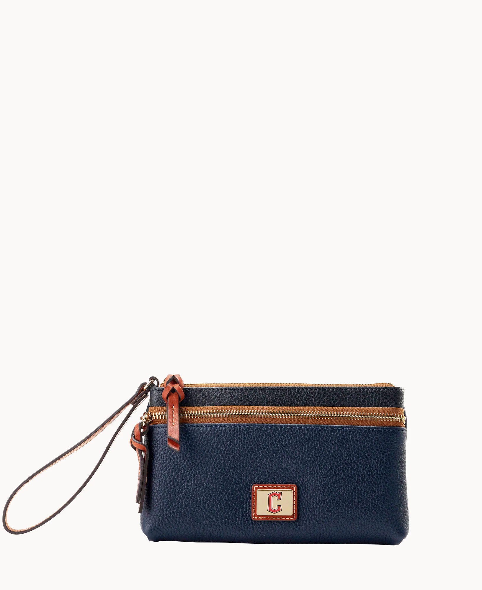MLB Guardians Double Zip Wristlet