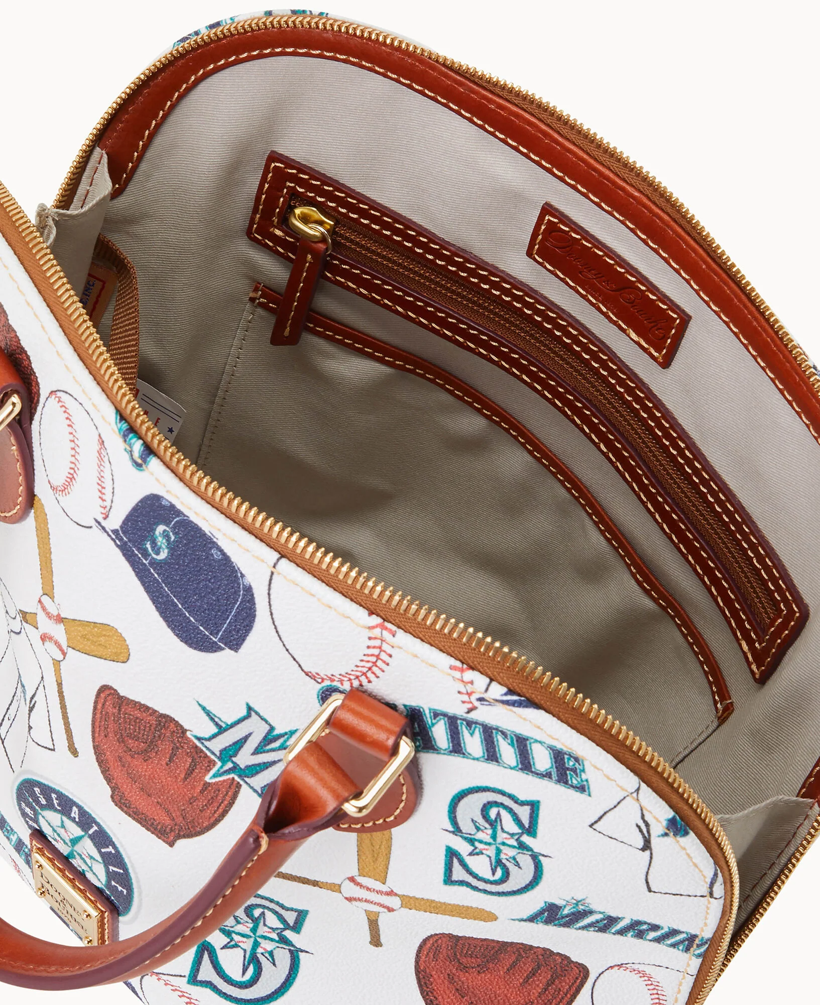 MLB Mariners Zip Zip Satchel - Image 3