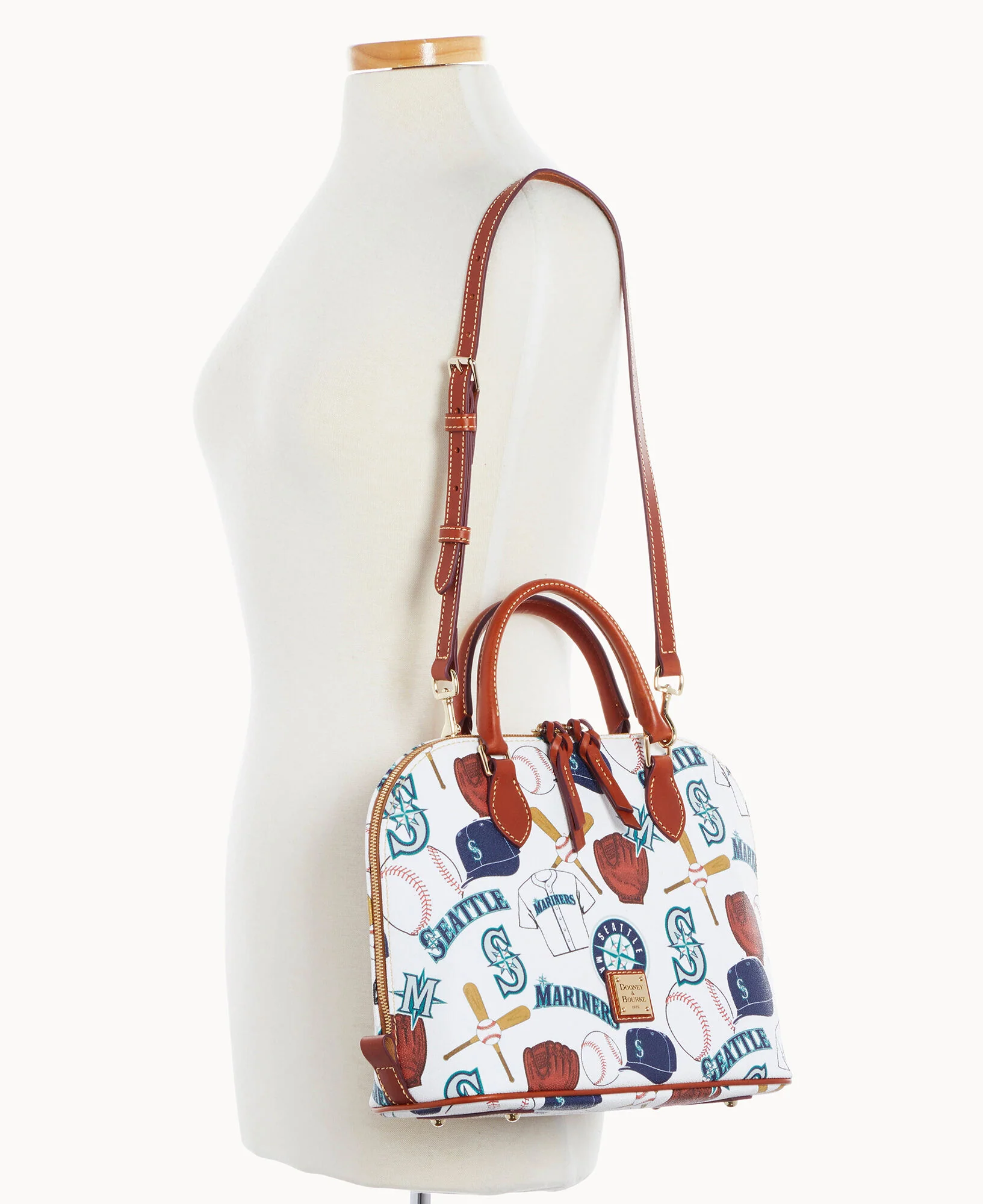 MLB Mariners Zip Zip Satchel - Image 4
