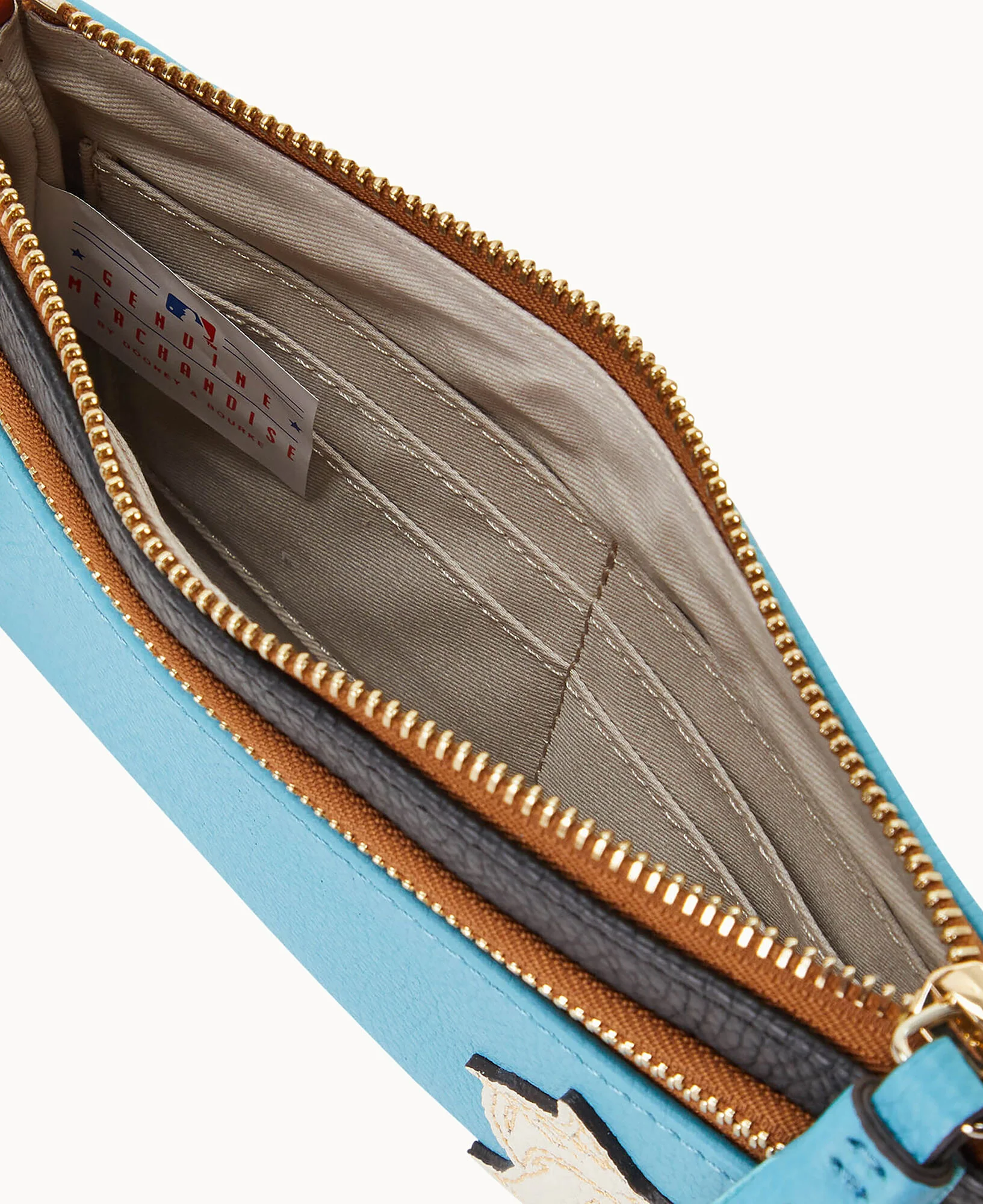 MLB Marlins Double Zip Wristlet - Image 3