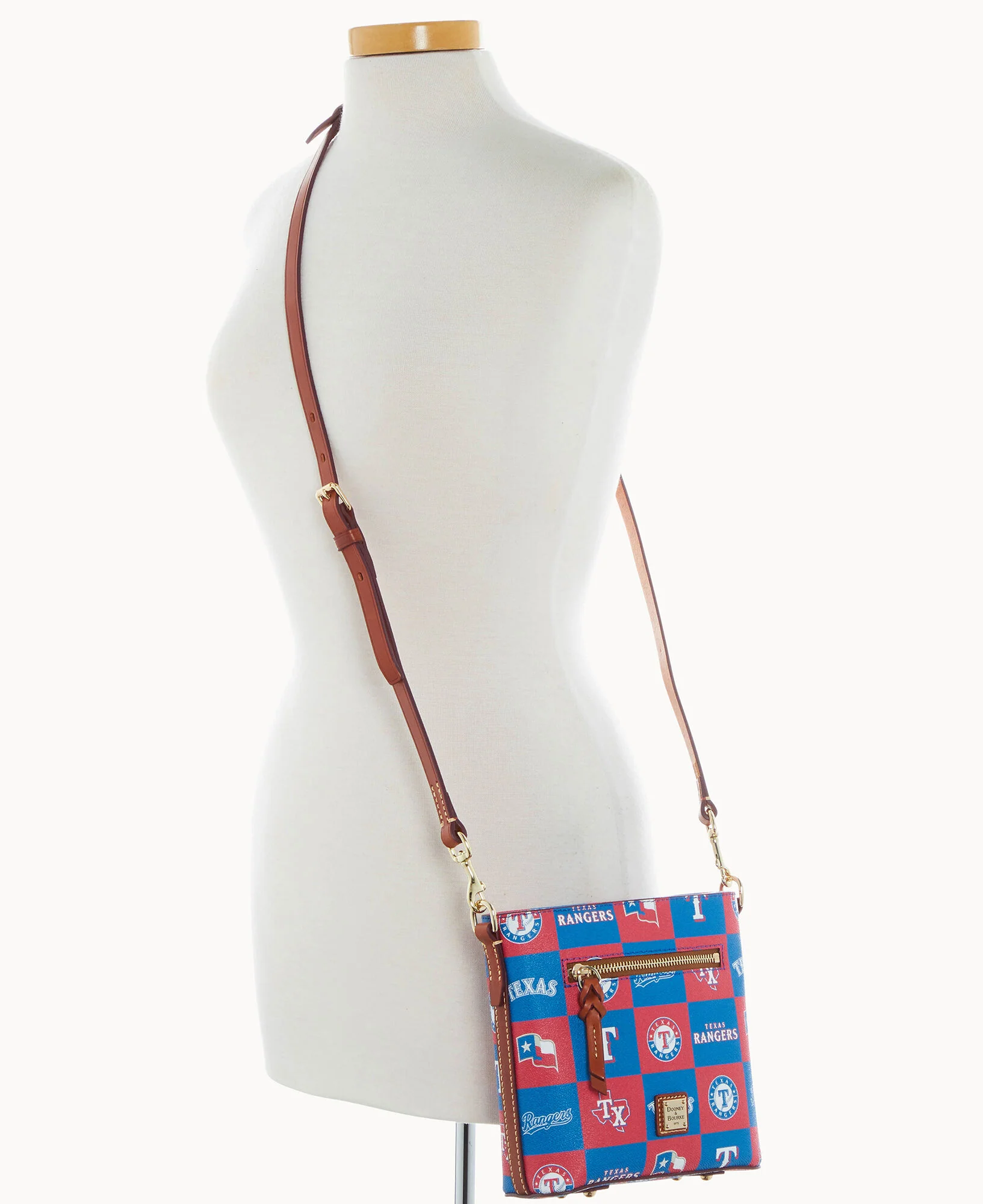 MLB Rangers Small Zip Crossbody - Image 4