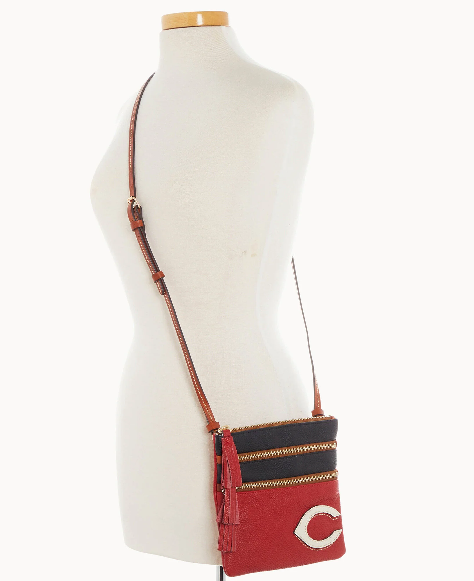MLB Reds Triple Zip Crossbody - Image 5