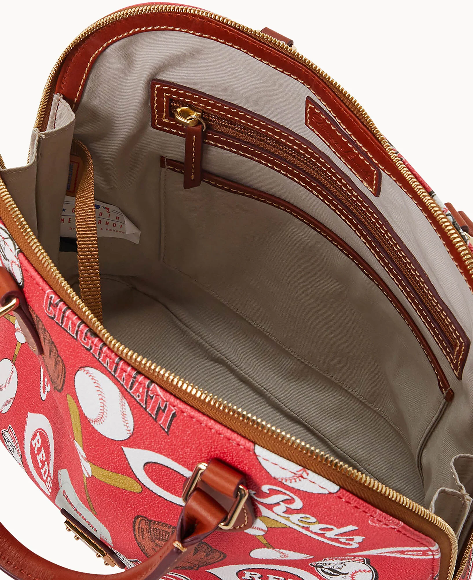MLB Reds Zip Zip Satchel - Image 3