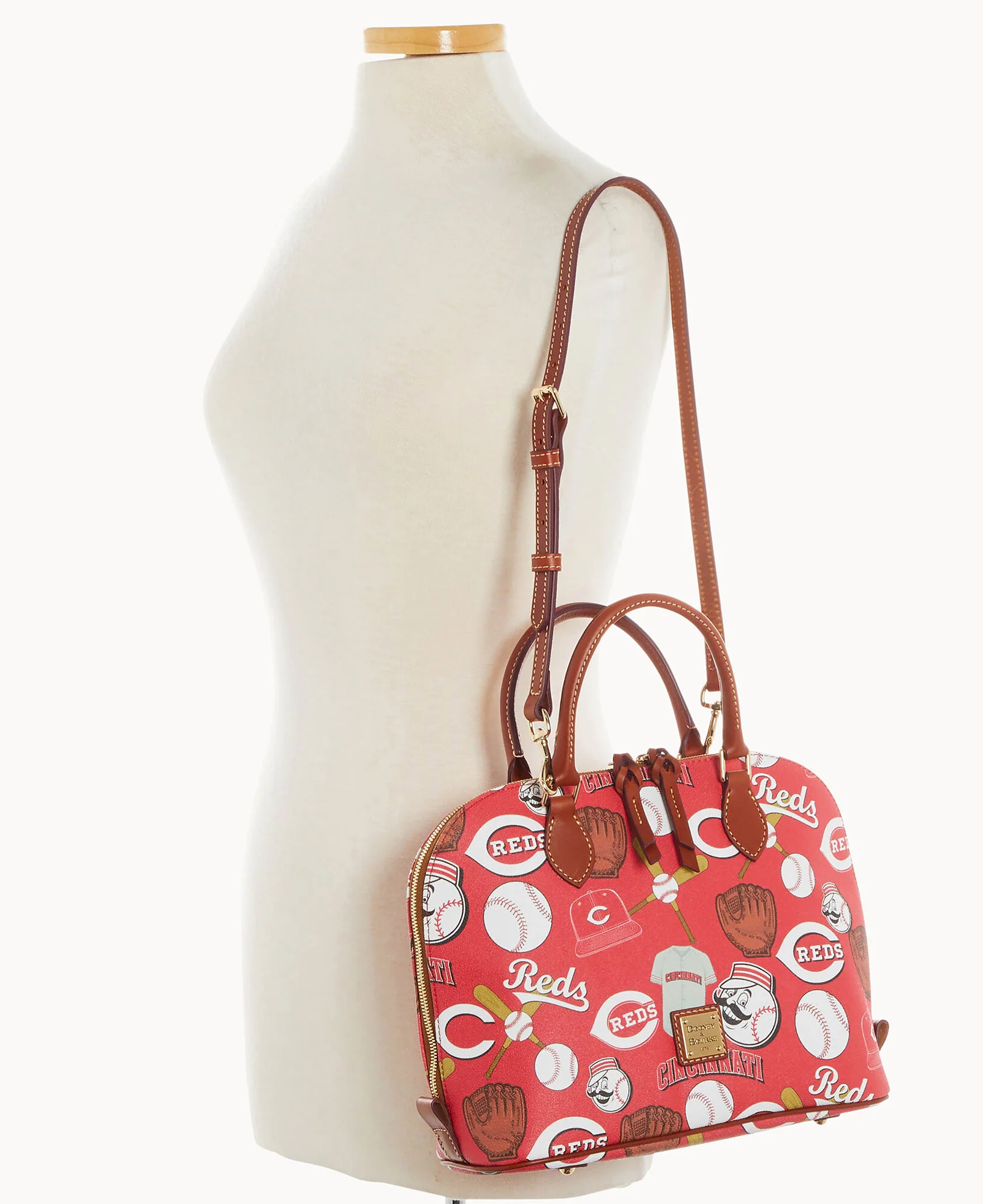 MLB Reds Zip Zip Satchel - Image 4