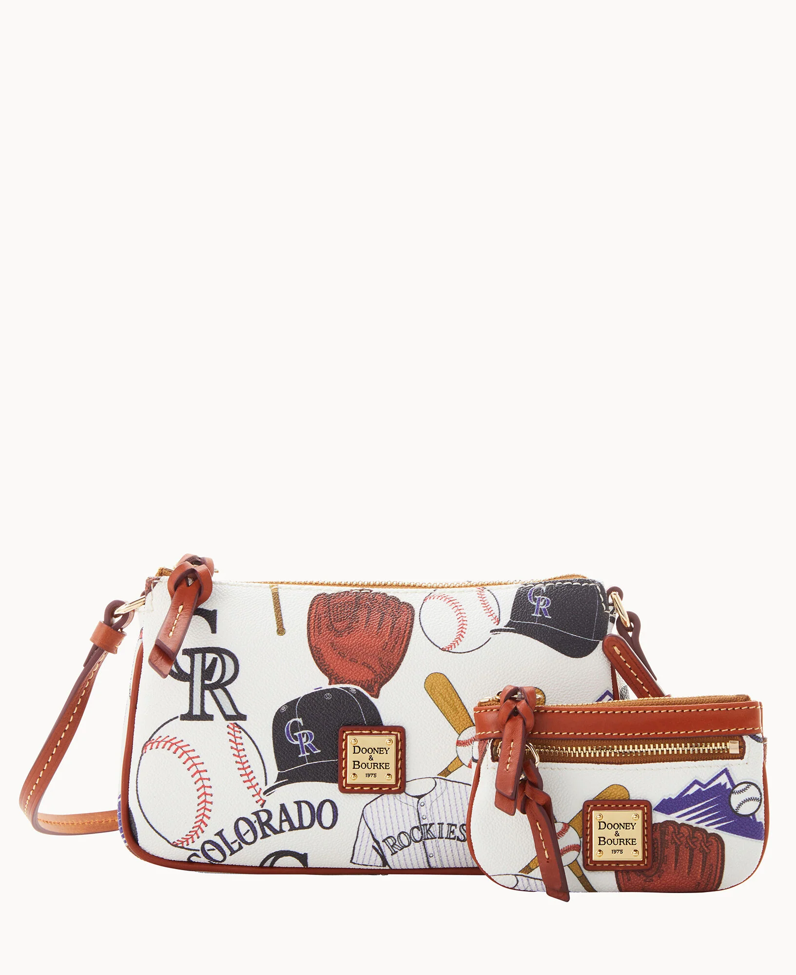 MLB Rockies Lexi Crossbody Sm Coin Case